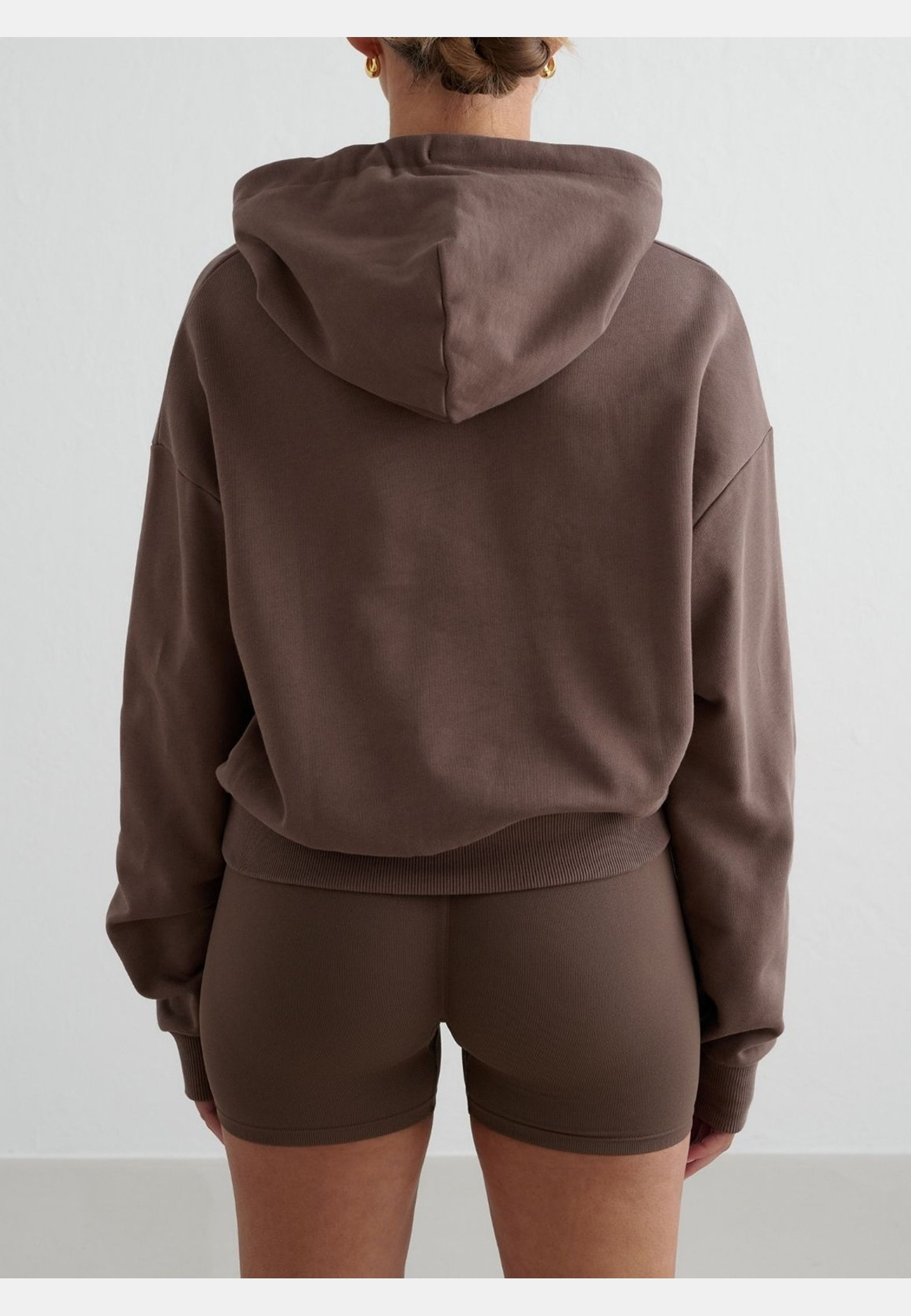 Macchiato Varsity Chunky Terry Hood