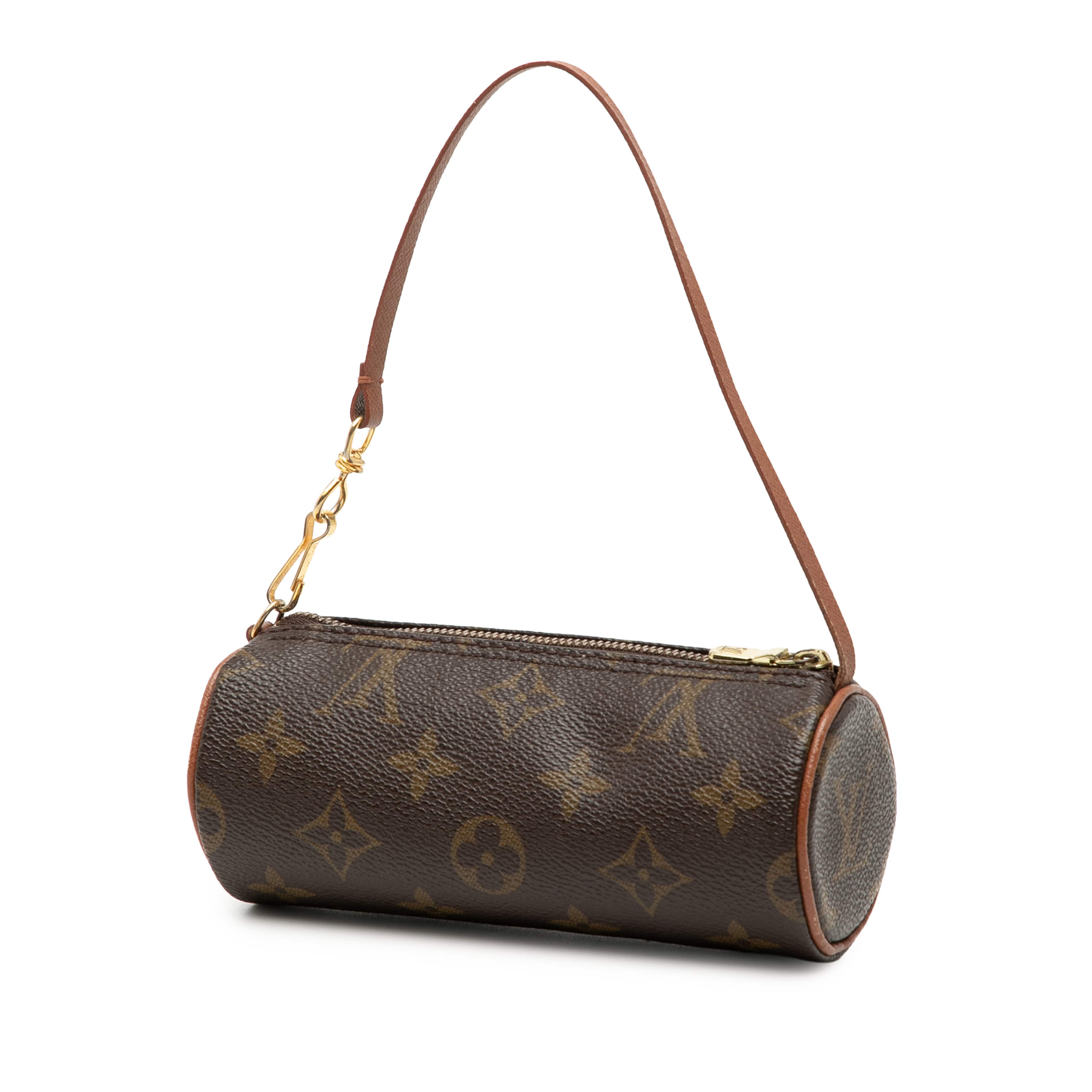 Louis Vuitton Monogram Papillon Pochette, från Luxclusif, i färgen brown. Klicka för att öppna bilden i stort format