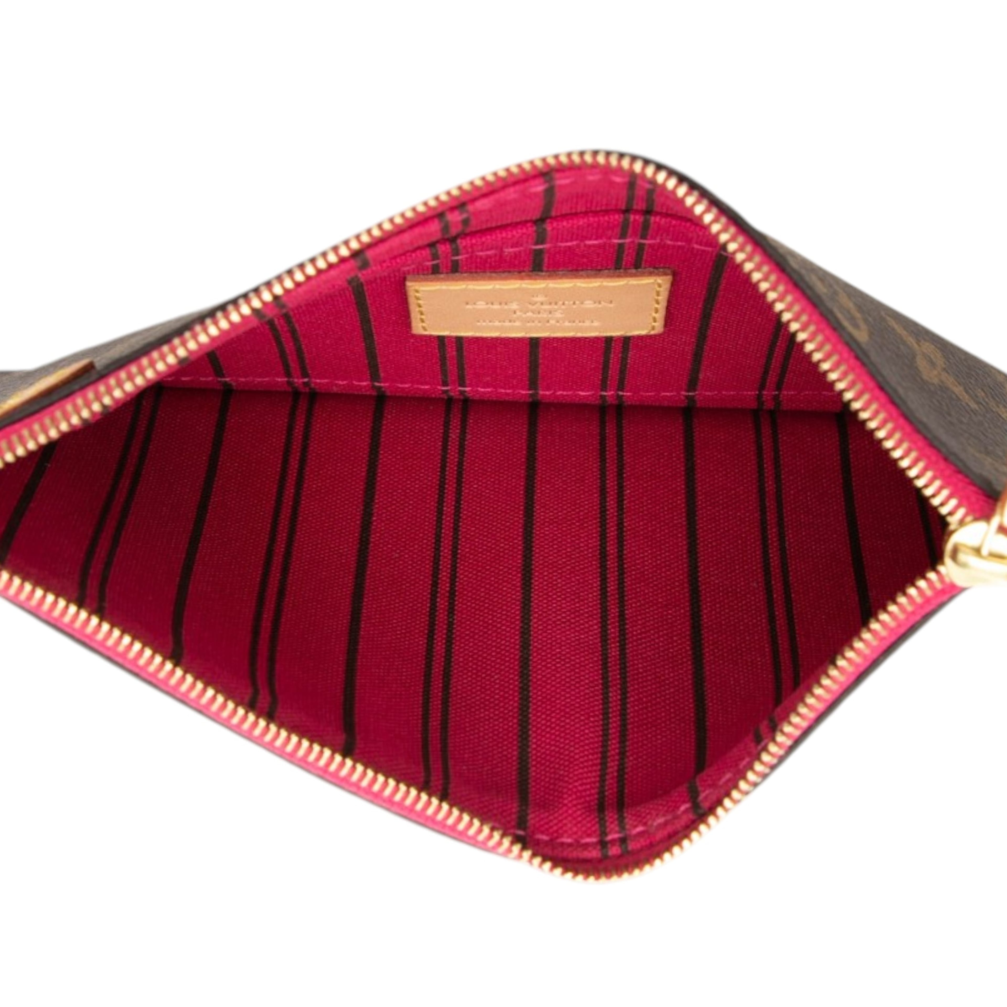 Louis Vuitton Monogram Neverfull Pm Pouch, från Luxclusif, i färgen brown. Klicka för att öppna bilden i stort format