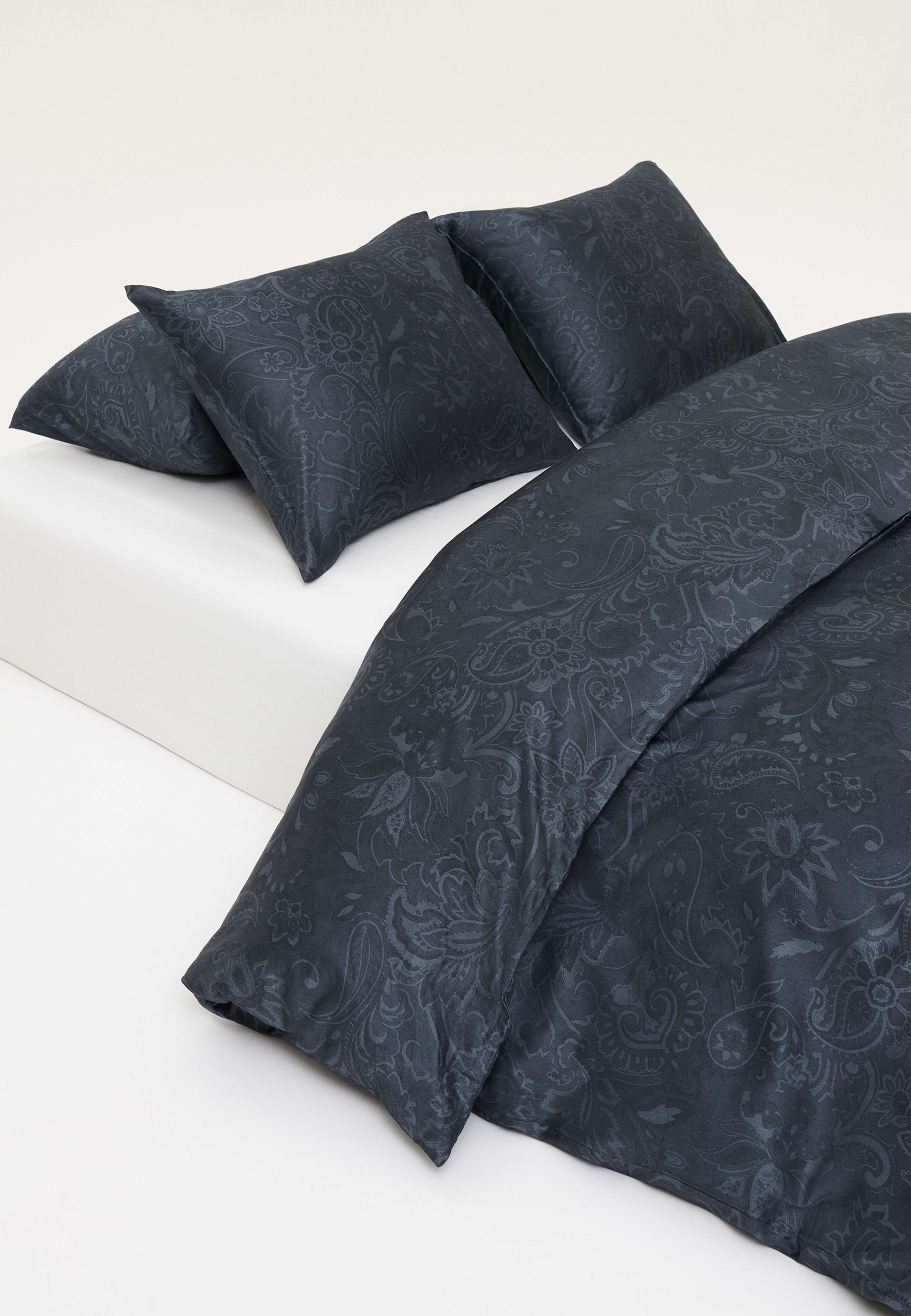 Bäddset Arkipelag Pattern Enkelt Navy 150x210cm Med 1st Örngott 50x60cm