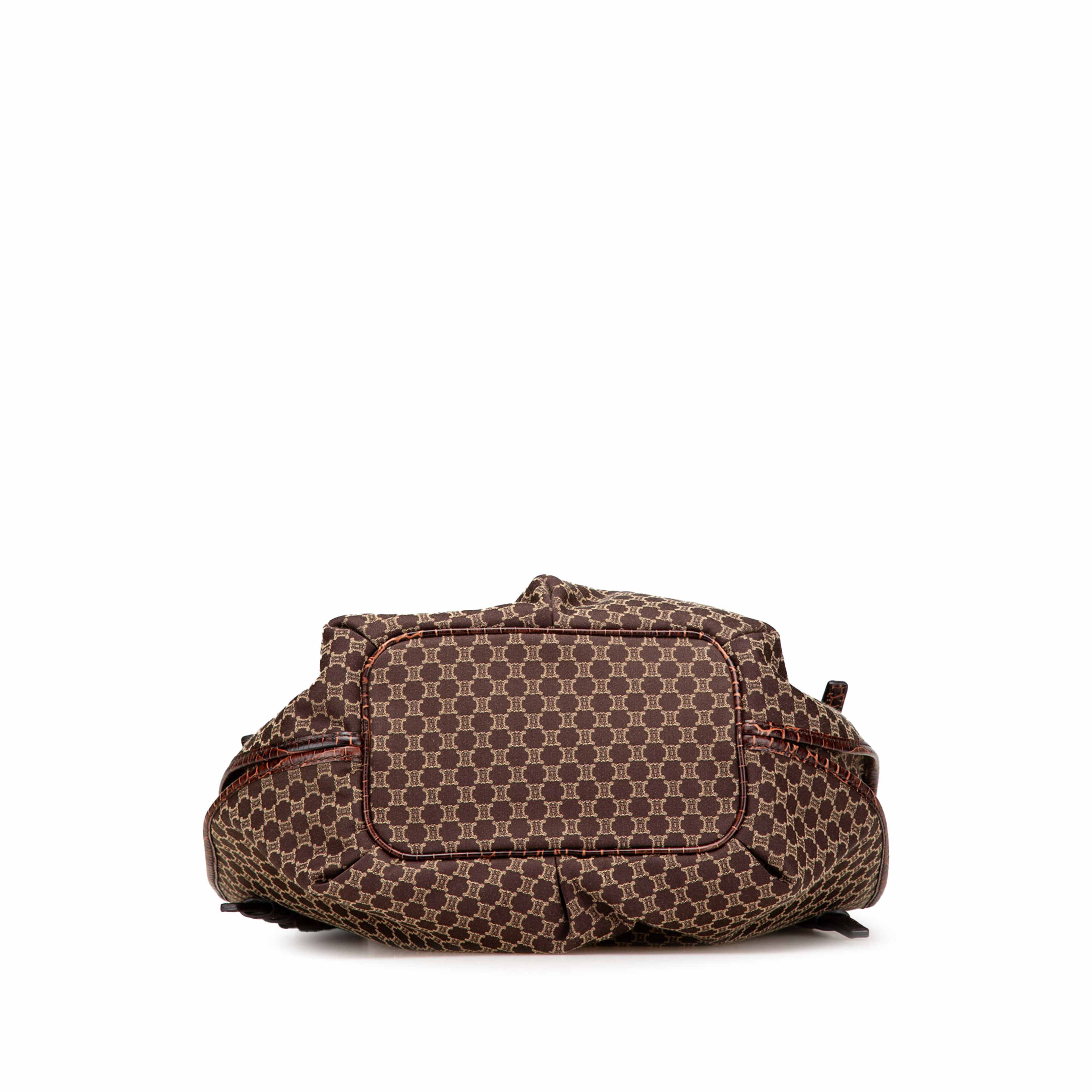 Celine Macadam Canvas Bittersweet Hobo