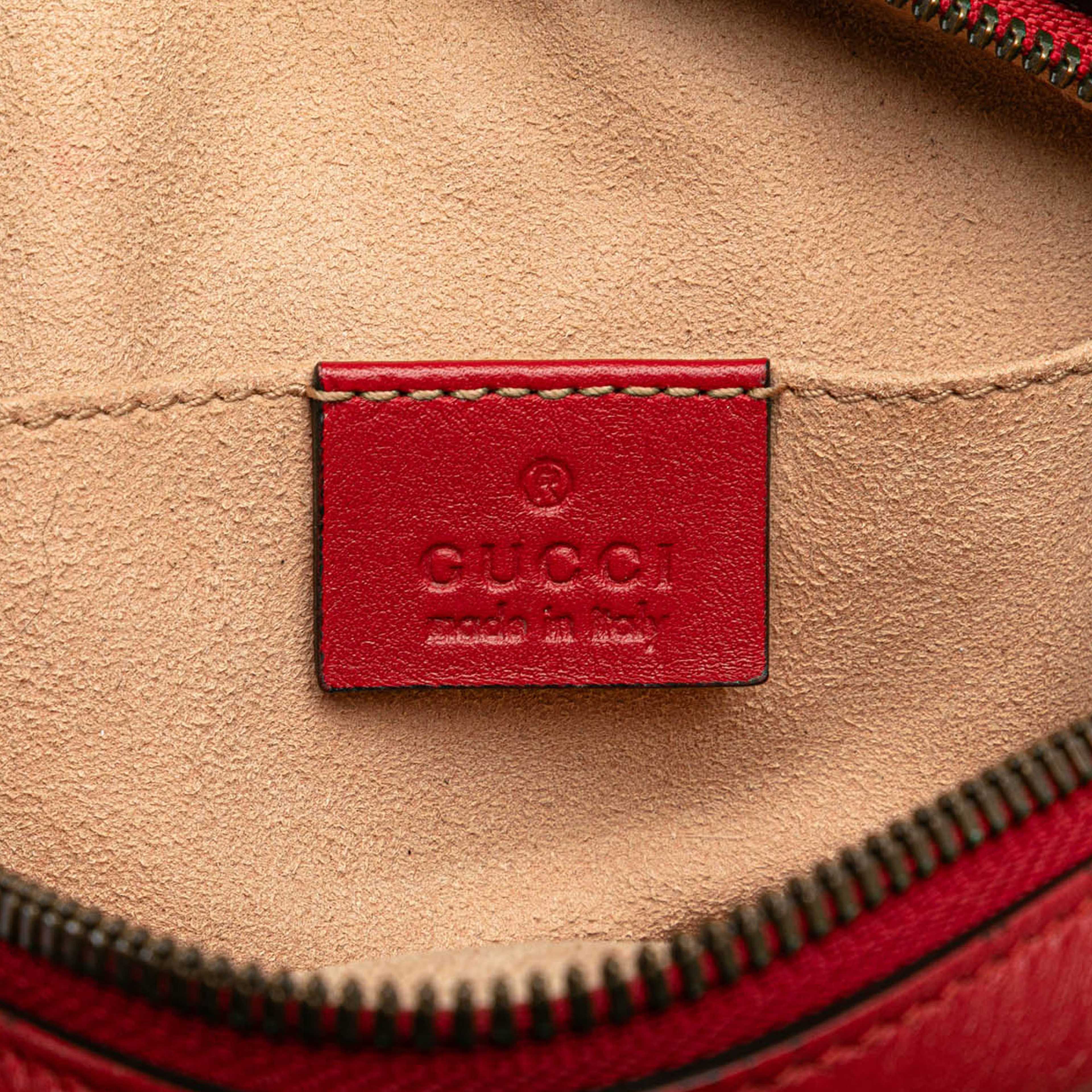 Gucci Gg Marmont Matelasse Leather Belt Bag