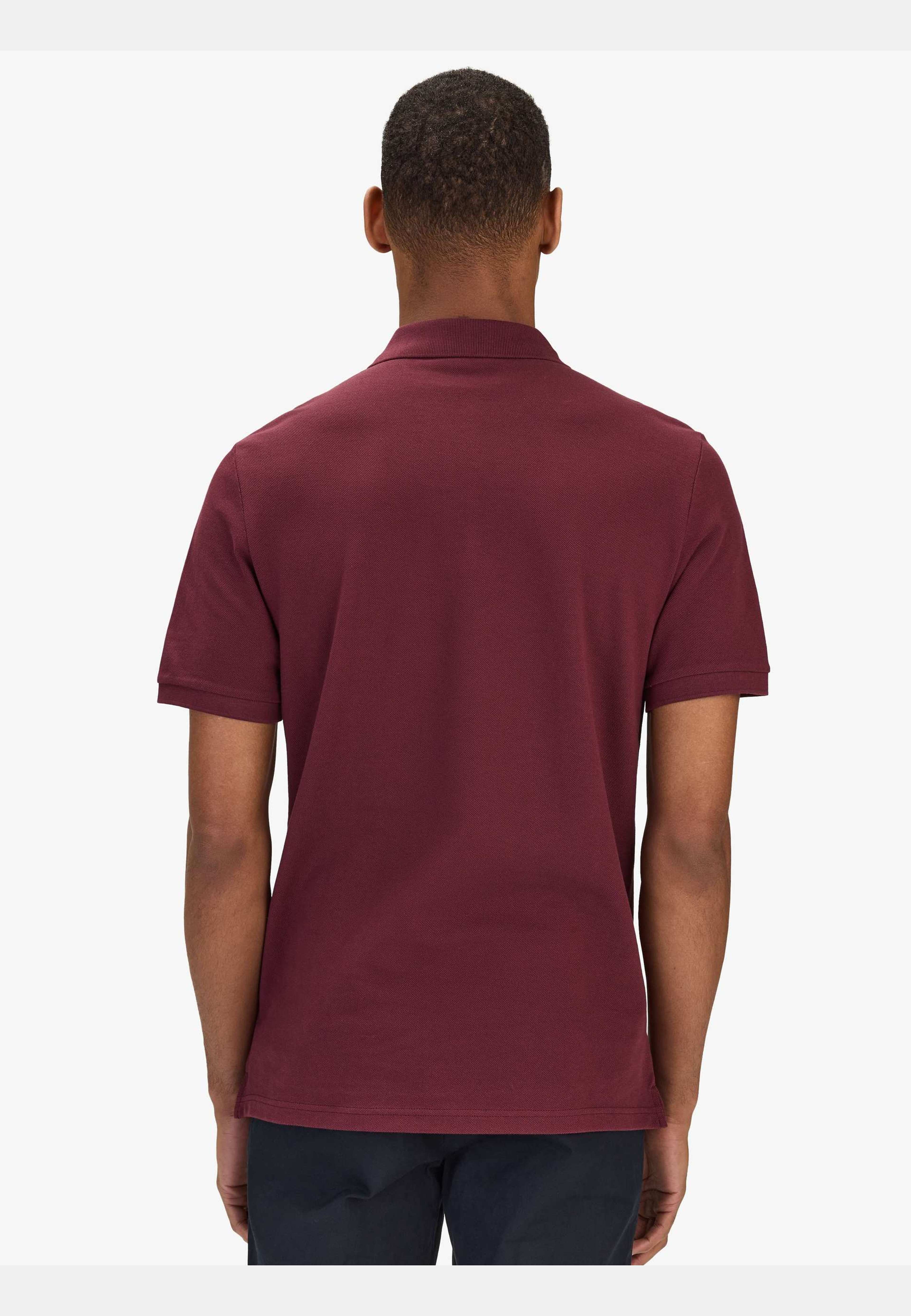 Cotton S/s Jersey Polo Piké (ola), från John Henric, i färgen burgundy. Klicka för att öppna bilden i stort format