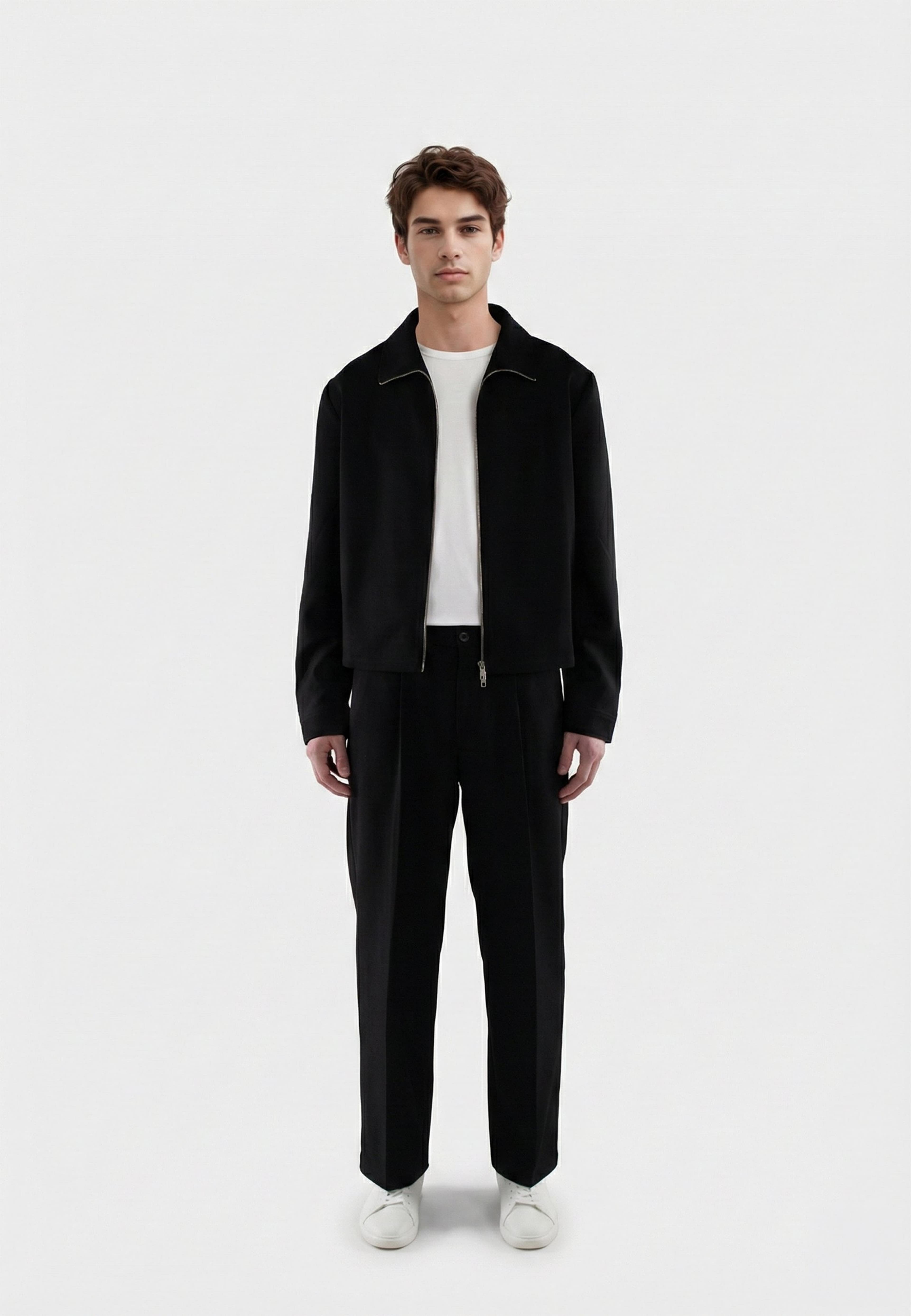 Freddie Cropped Overshirt, från Ciszere, i färgen black. Klicka för att öppna bilden i stort format