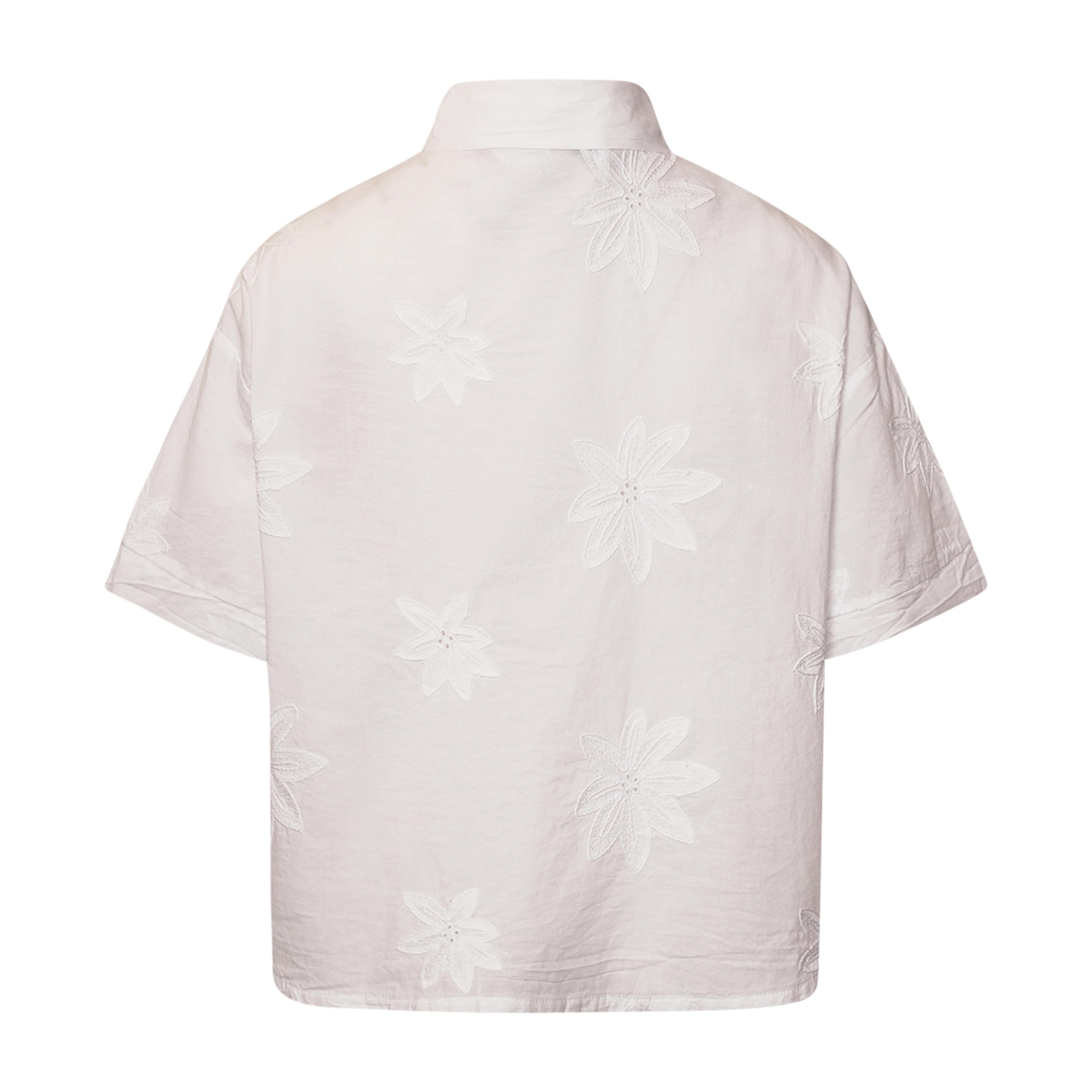 Idahlia, Shirt, Cotton - White