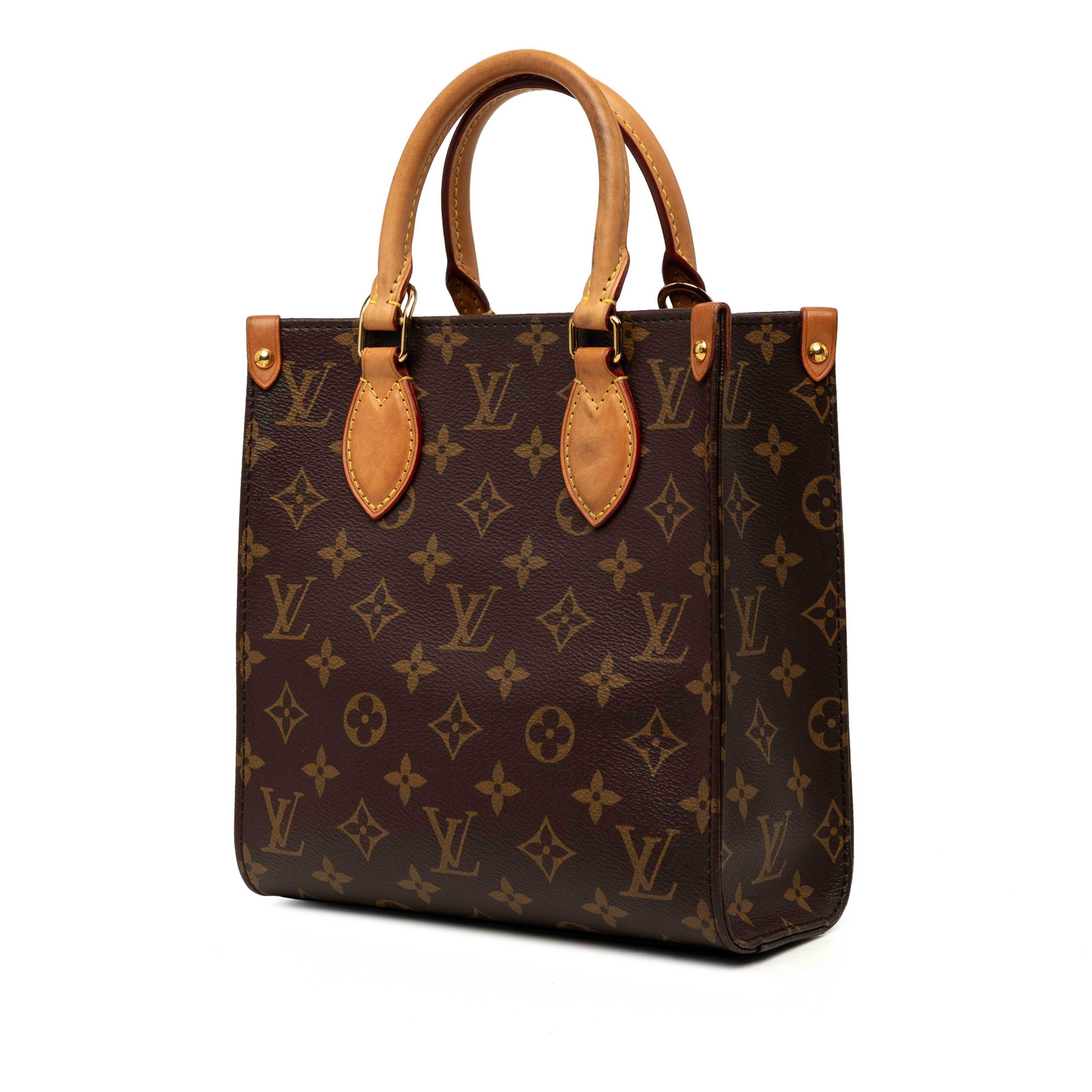 Louis Vuitton Monogram Sac Plat Bb, från Luxclusif, i färgen brun. Klicka för att öppna bilden i stort format