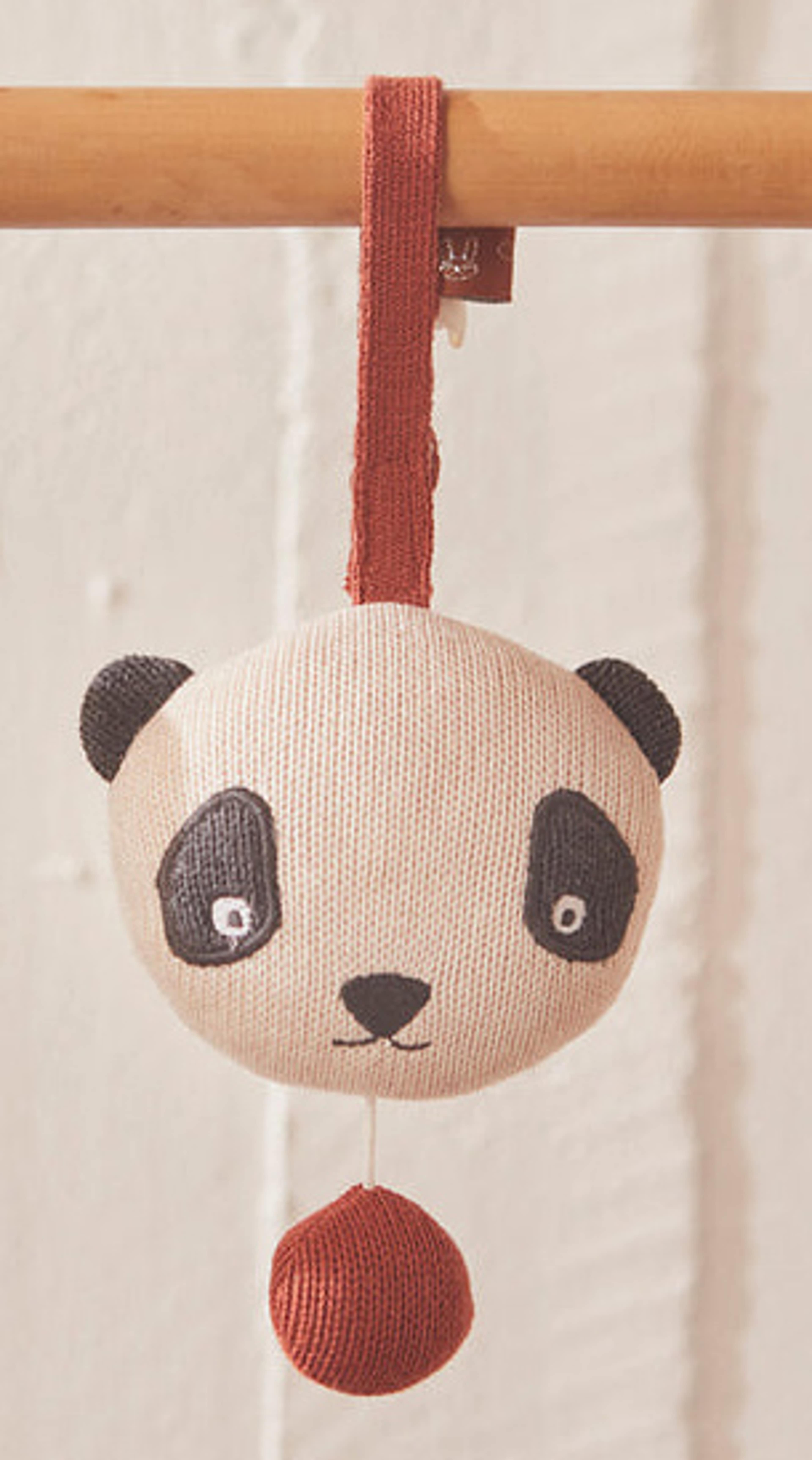 Panda Music Mobile, från OYOY Mini, i färgen offwhite. Klicka för att öppna bilden i stort format