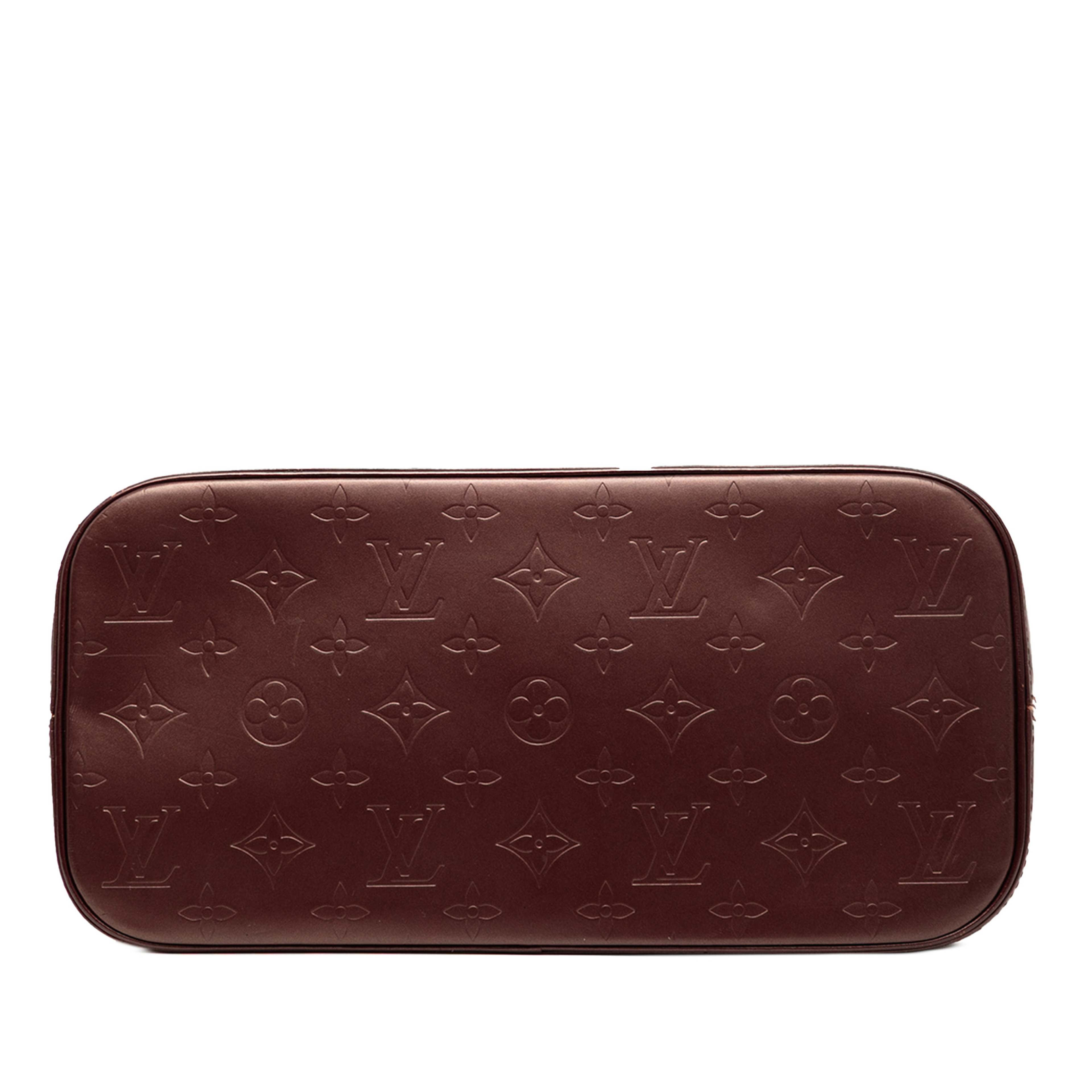 Louis Vuitton Monogram Mat Stockton, från Luxclusif, i färgen röd. Klicka för att öppna bilden i stort format