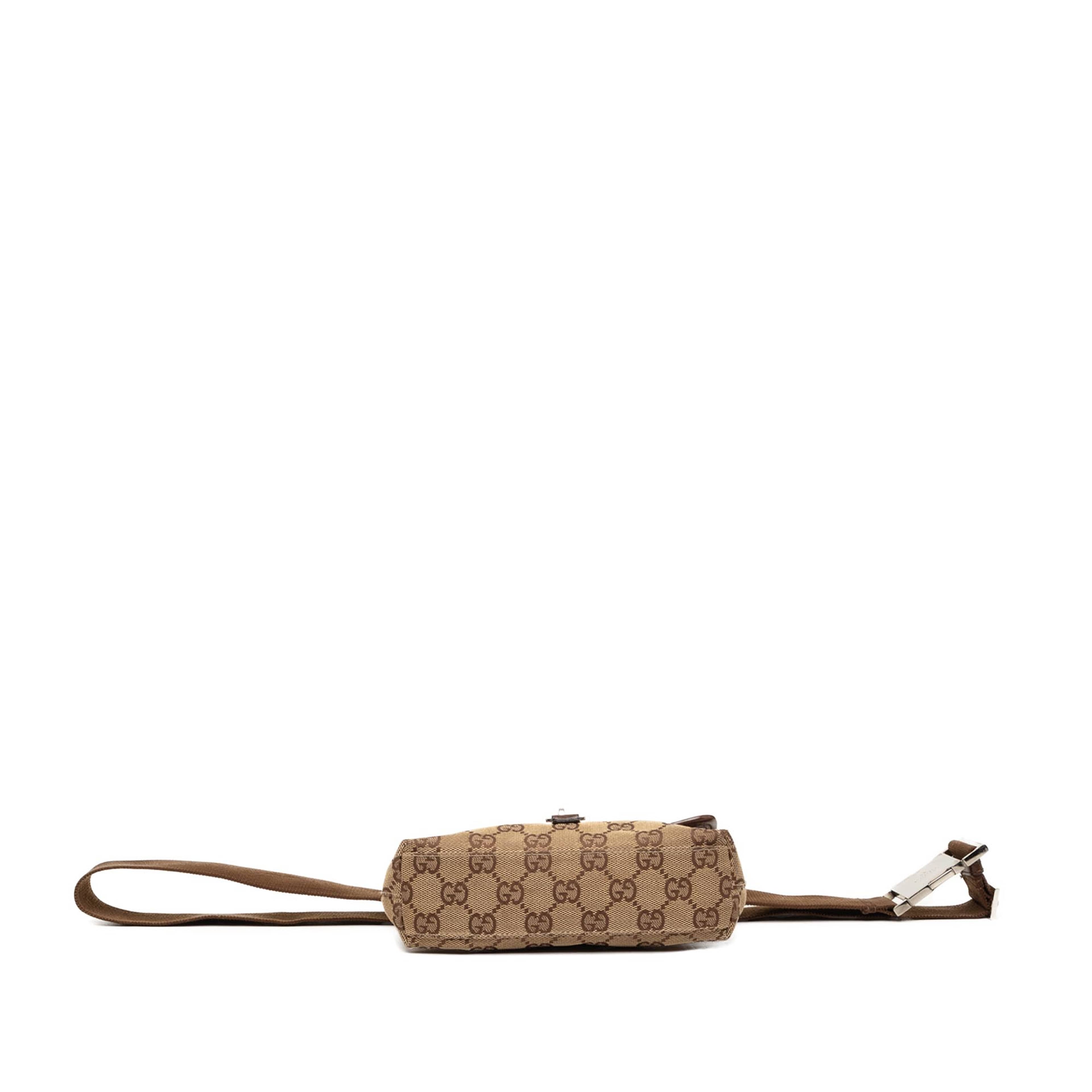 Gucci Gg Canvas Jackie Belt Bag, från Luxclusif, i färgen beige. Klicka för att öppna bilden i stort format