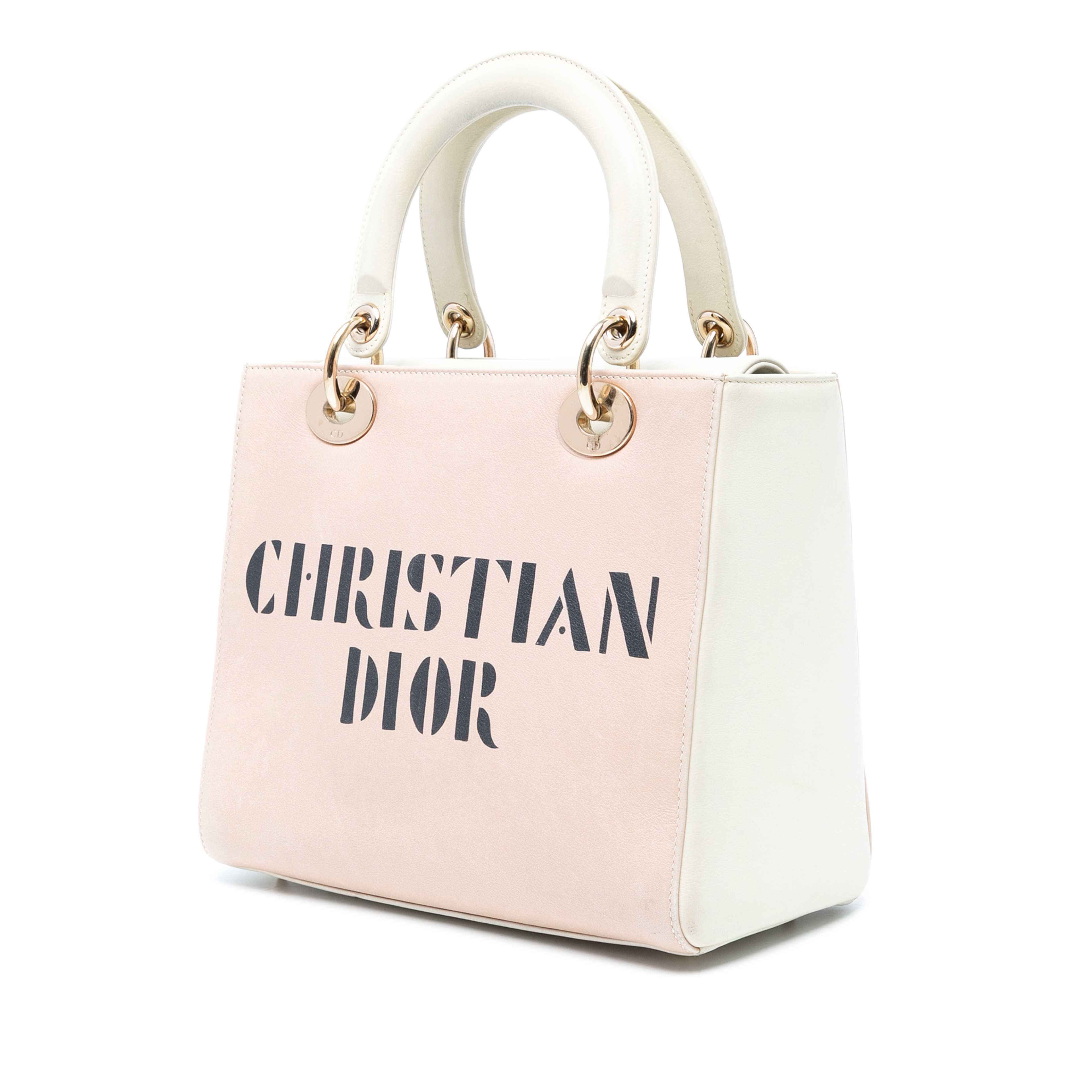 Dior Medium Calfskin Fairy Tale Lady Dior, från Luxclusif, i färgen light pink. Klicka för att öppna bilden i stort format