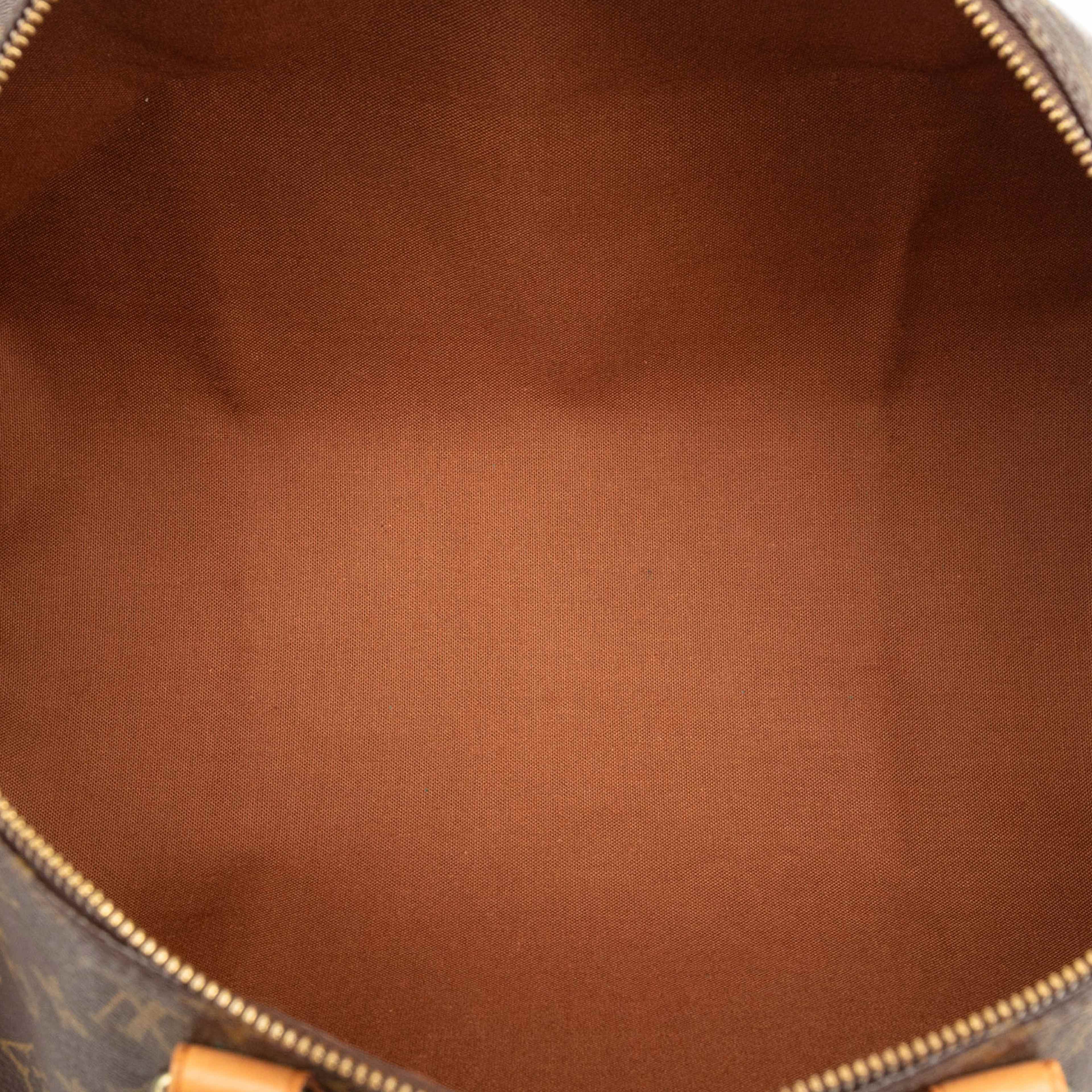 Louis Vuitton Monogram Speedy 40, från Luxclusif, i färgen brown. Klicka för att öppna bilden i stort format