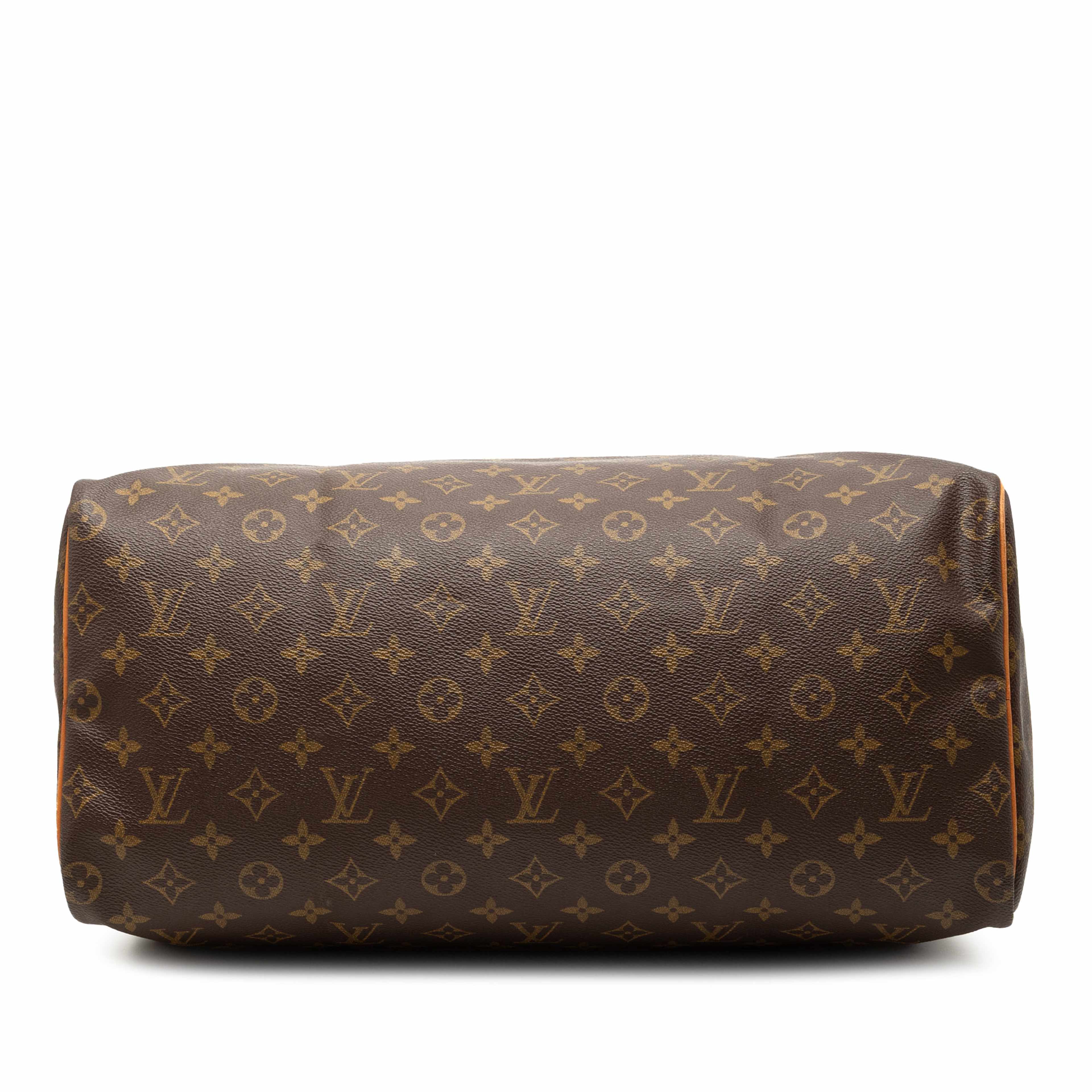 Louis Vuitton Monogram Speedy 40, från Luxclusif, i färgen brown. Klicka för att öppna bilden i stort format