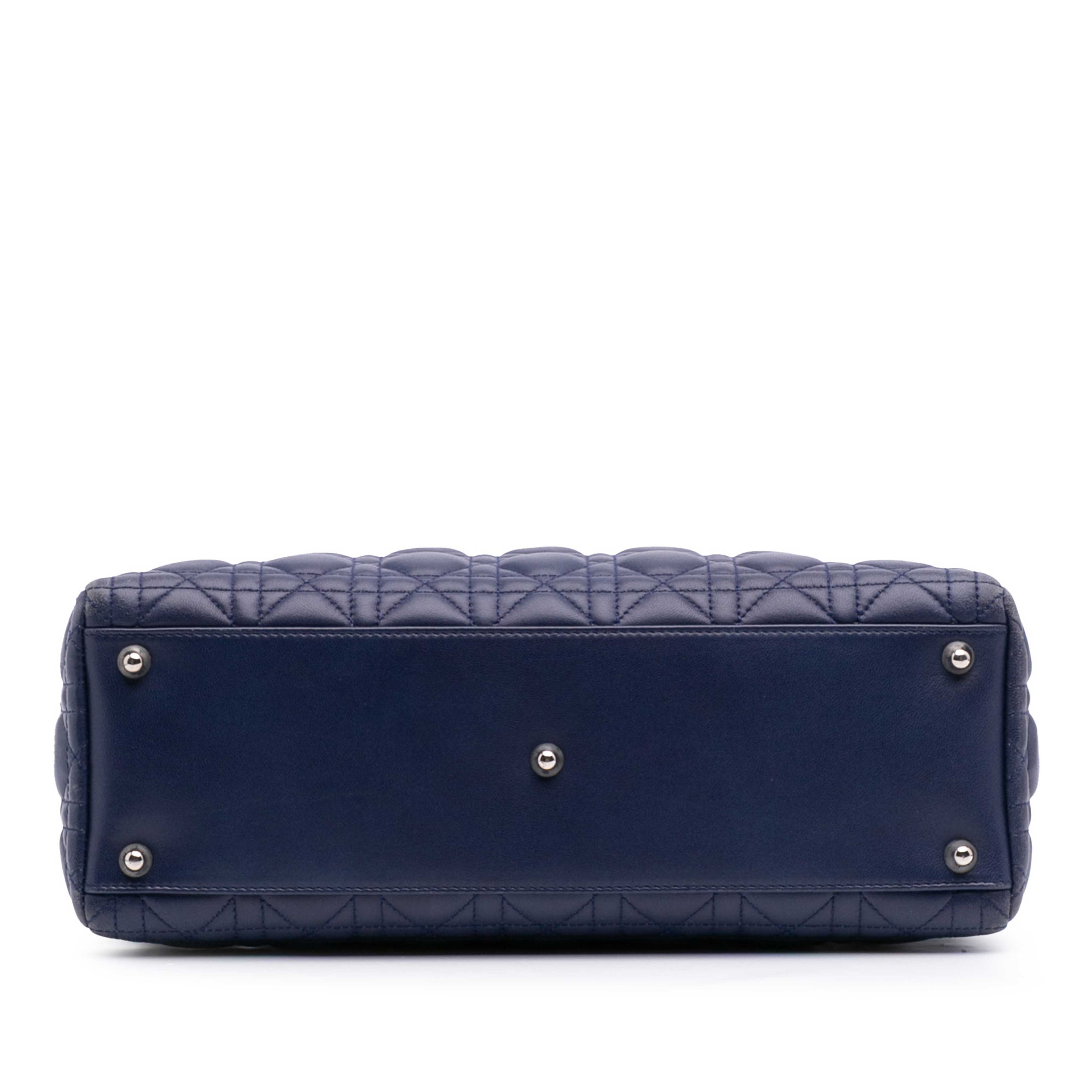 Dior Large Lambskin Cannage Lady Dior