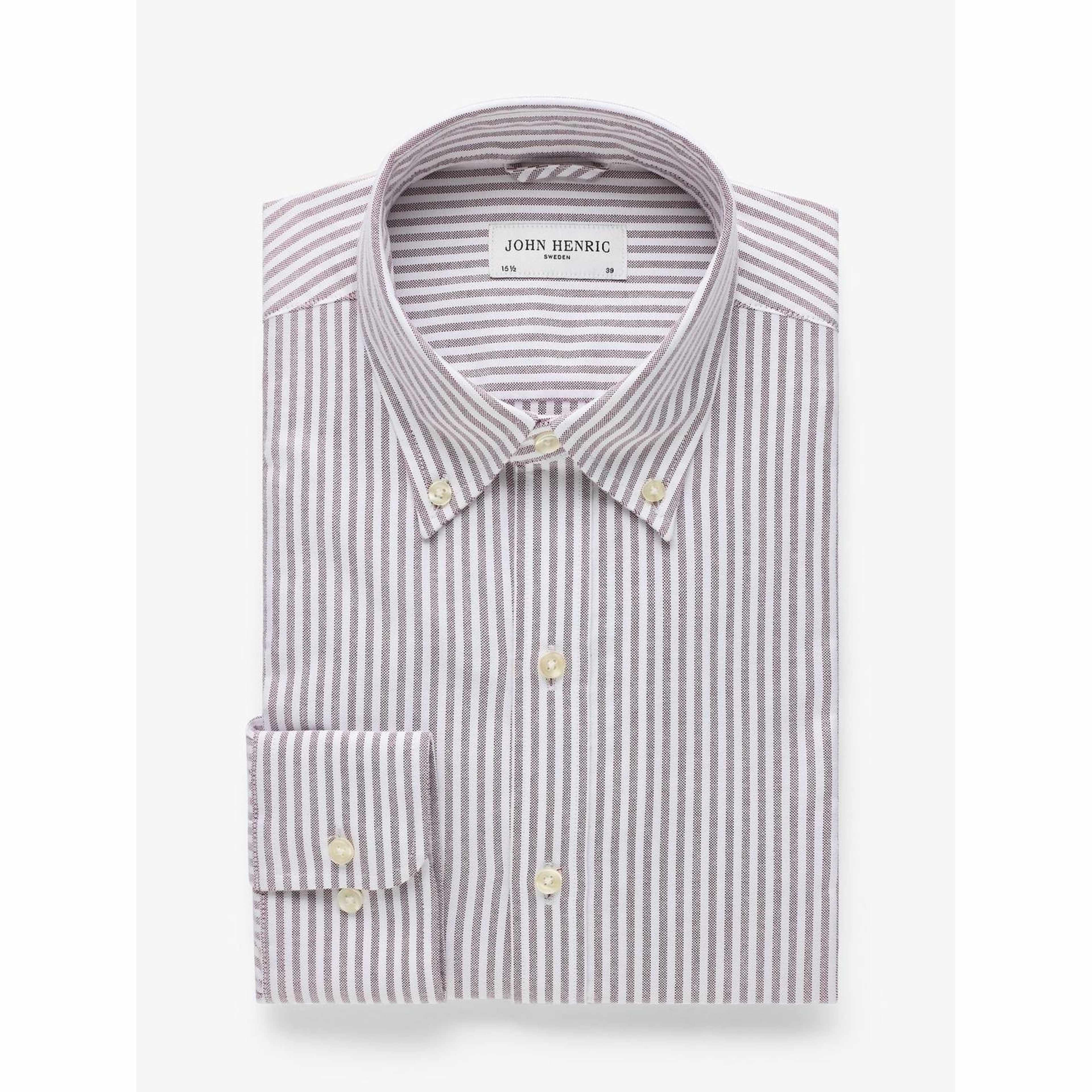 Burgundy Oxford Shirt Aidan