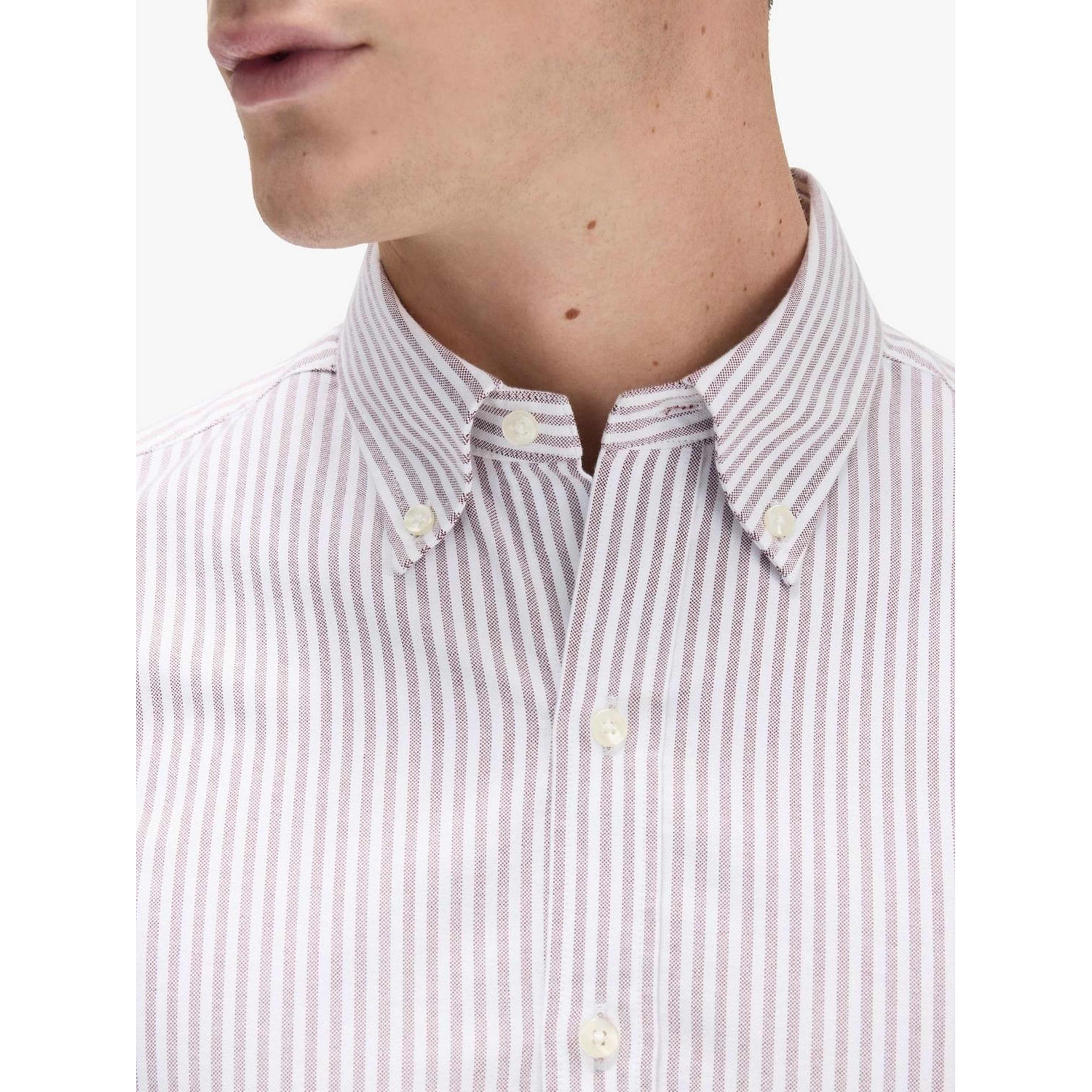 Burgundy Oxford Shirt Aidan