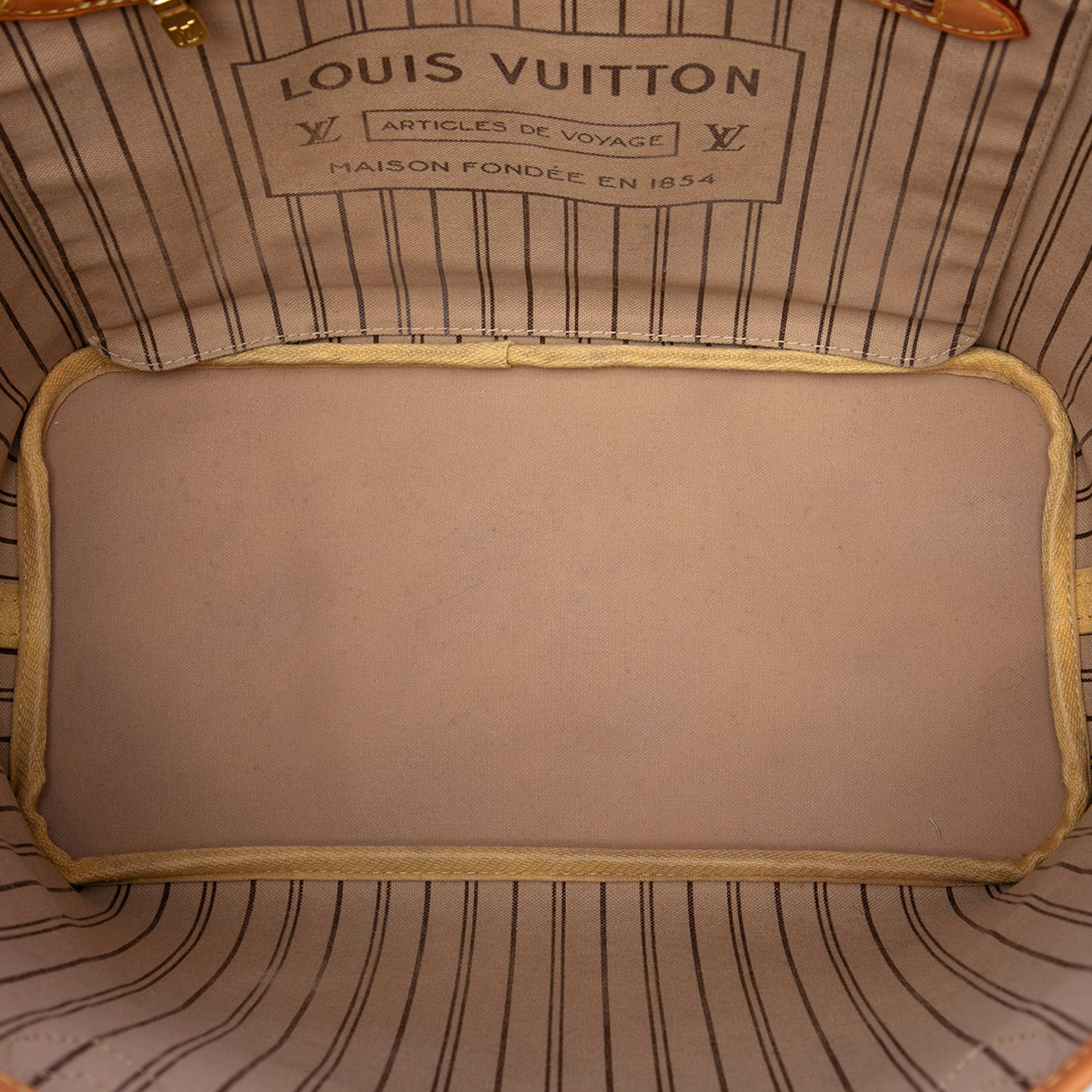 Louis Vuitton Monogram Neverfull Mm, från Luxclusif, i färgen brun. Klicka för att öppna bilden i stort format