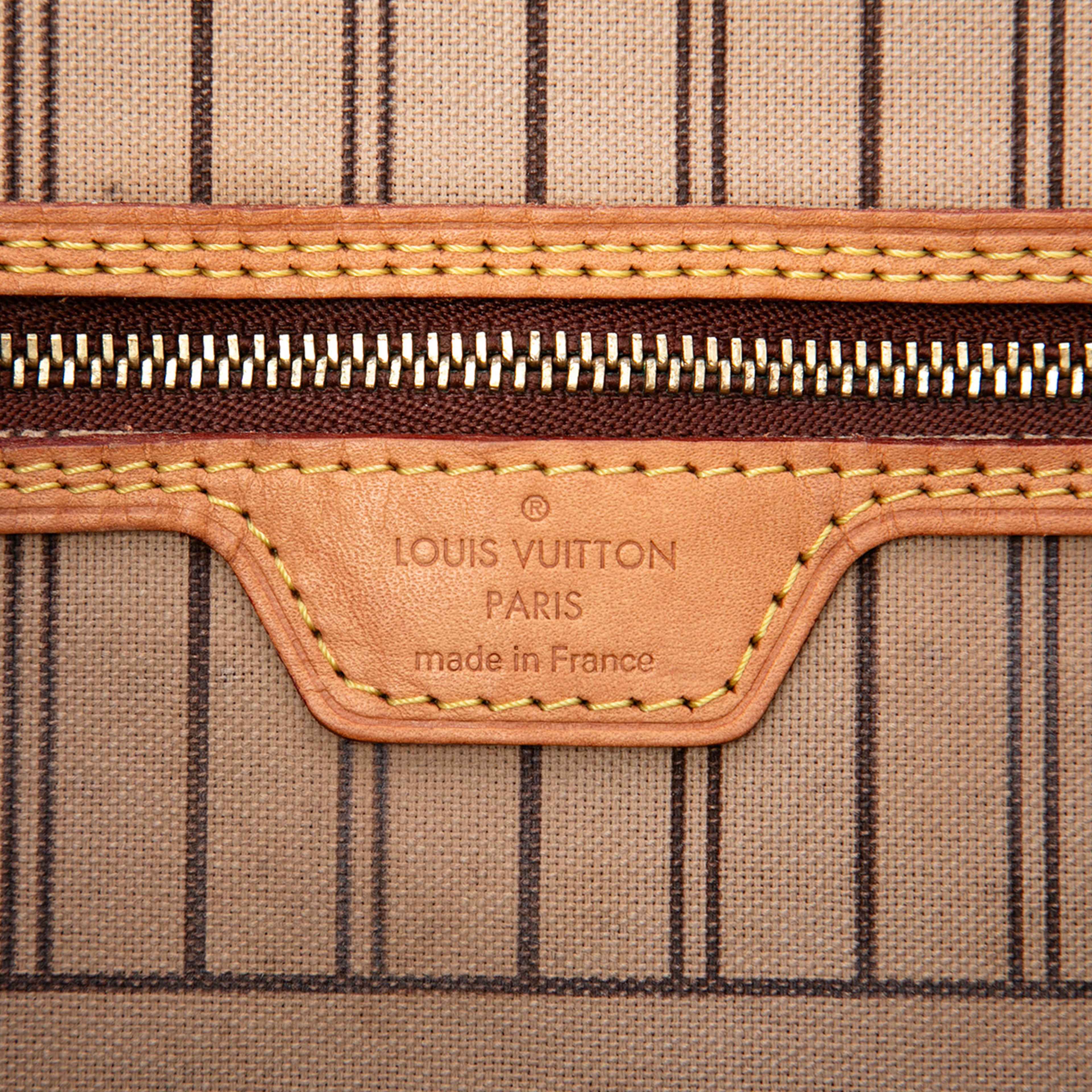 Louis Vuitton Monogram Neverfull Mm, från Luxclusif, i färgen brun. Klicka för att öppna bilden i stort format