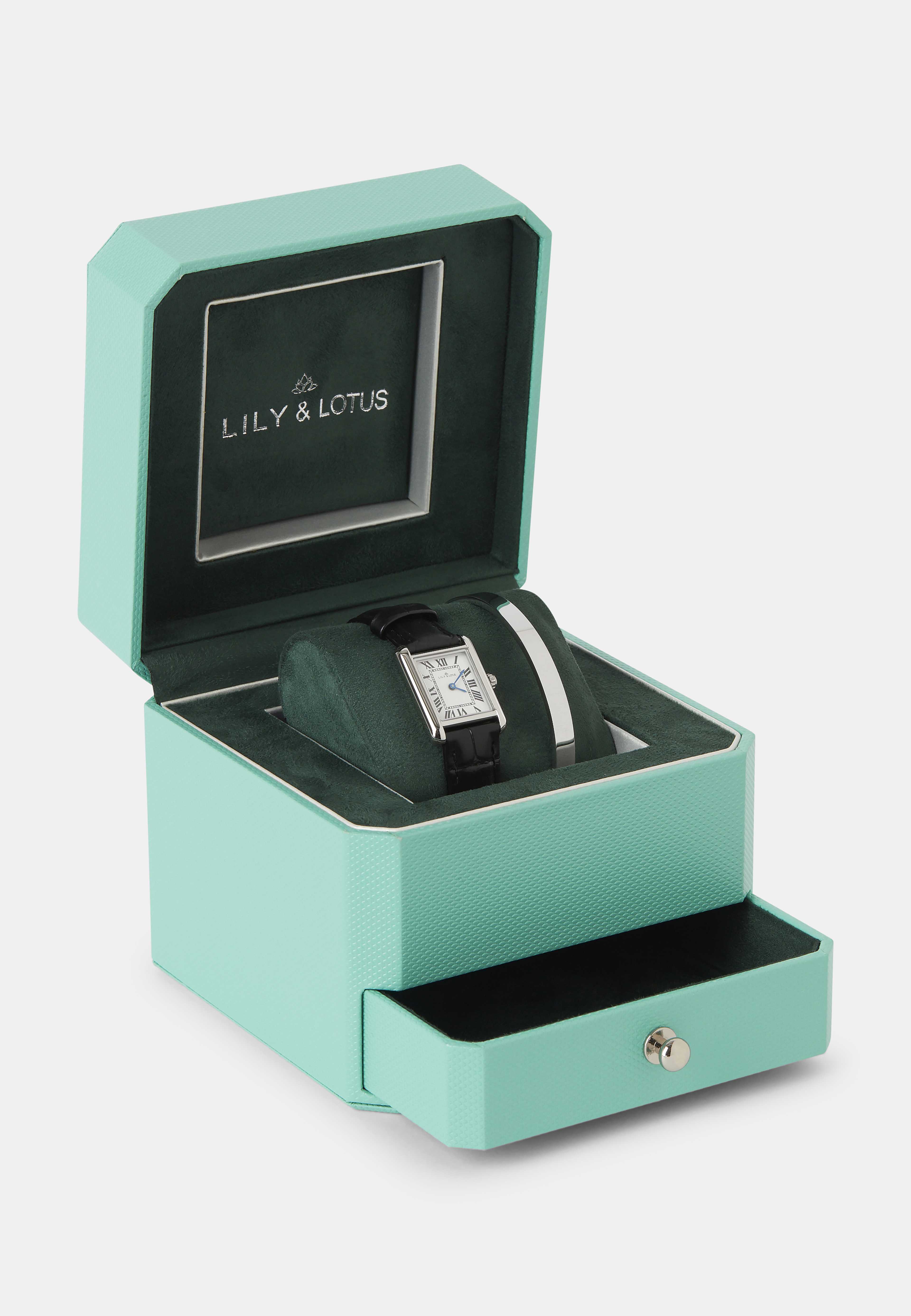 Klocka med läderarmband CM-220920