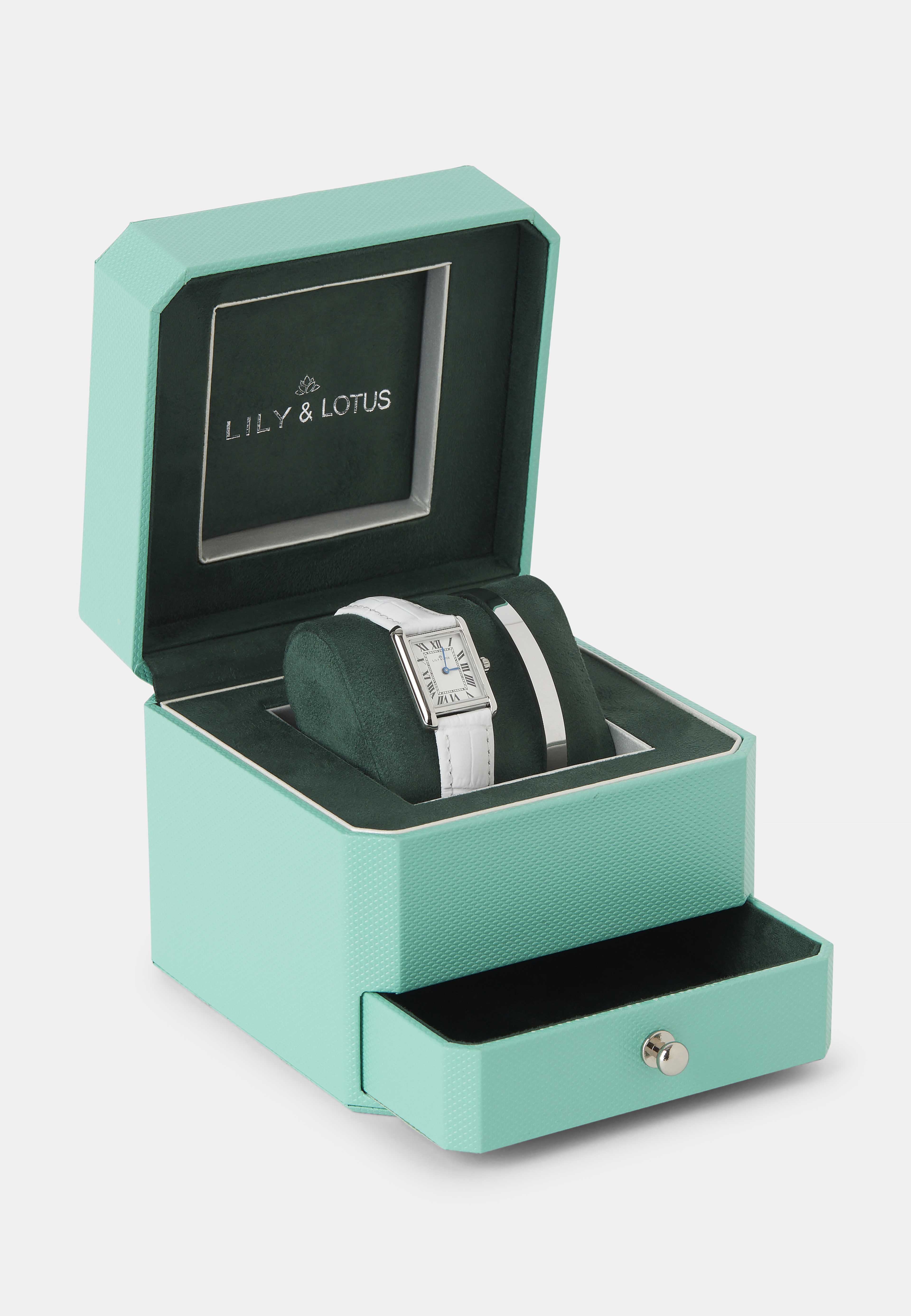 Klocka med läderarmband CM-220920