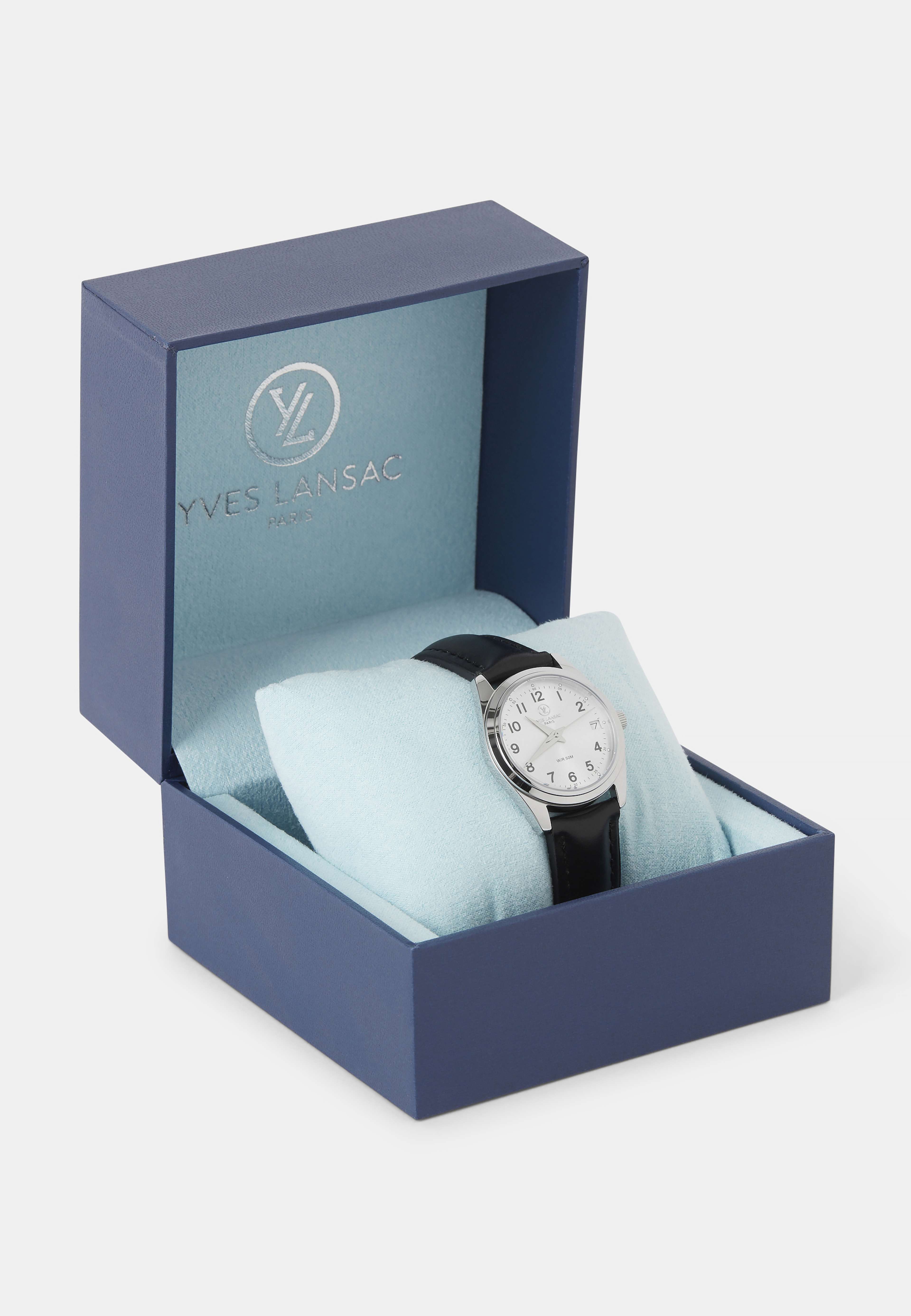 Klocka med läderarmband WS8315