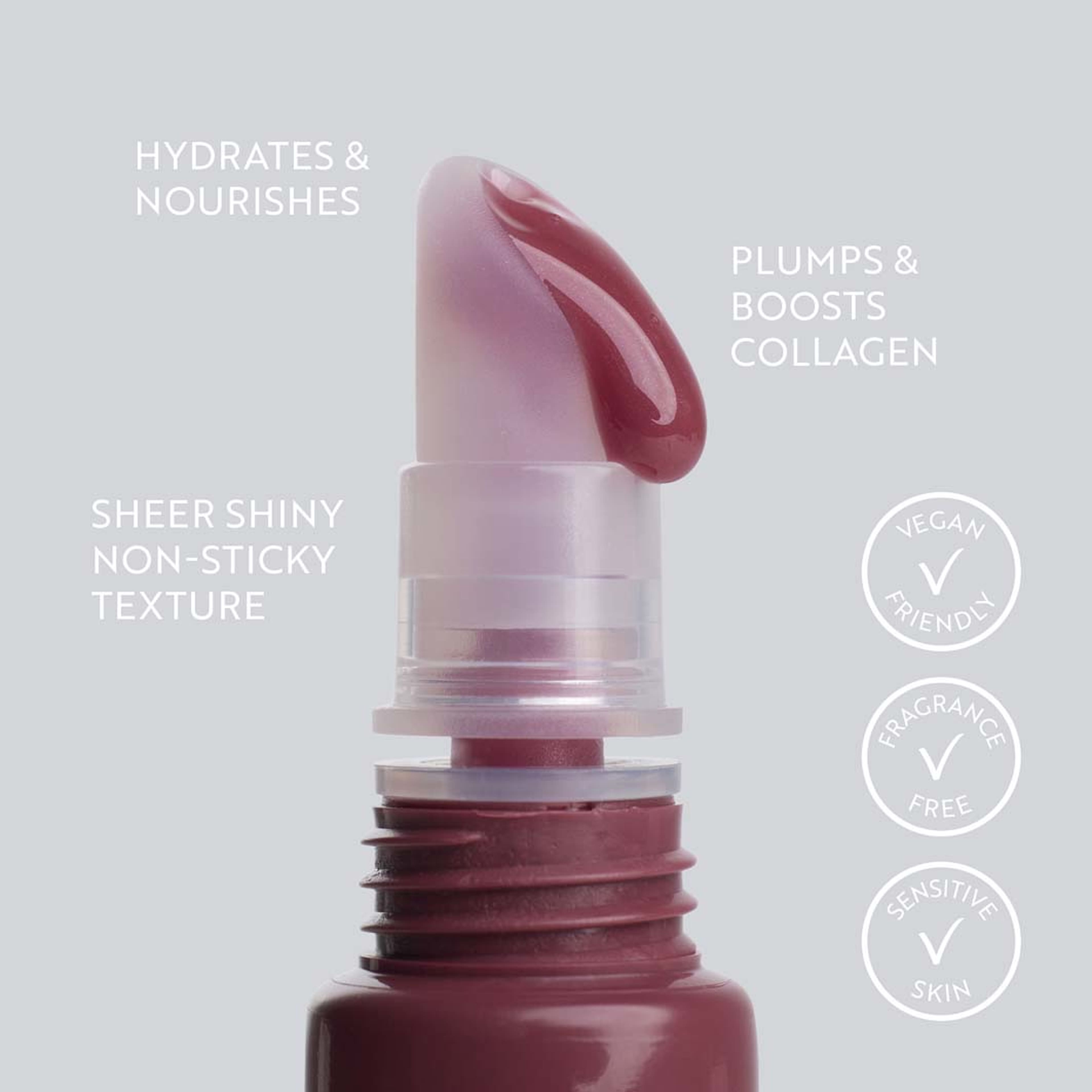 Glossy Lip Treat, från IsaDora, i färgen 55 Silky Pink. Klicka för att öppna bilden i stort format