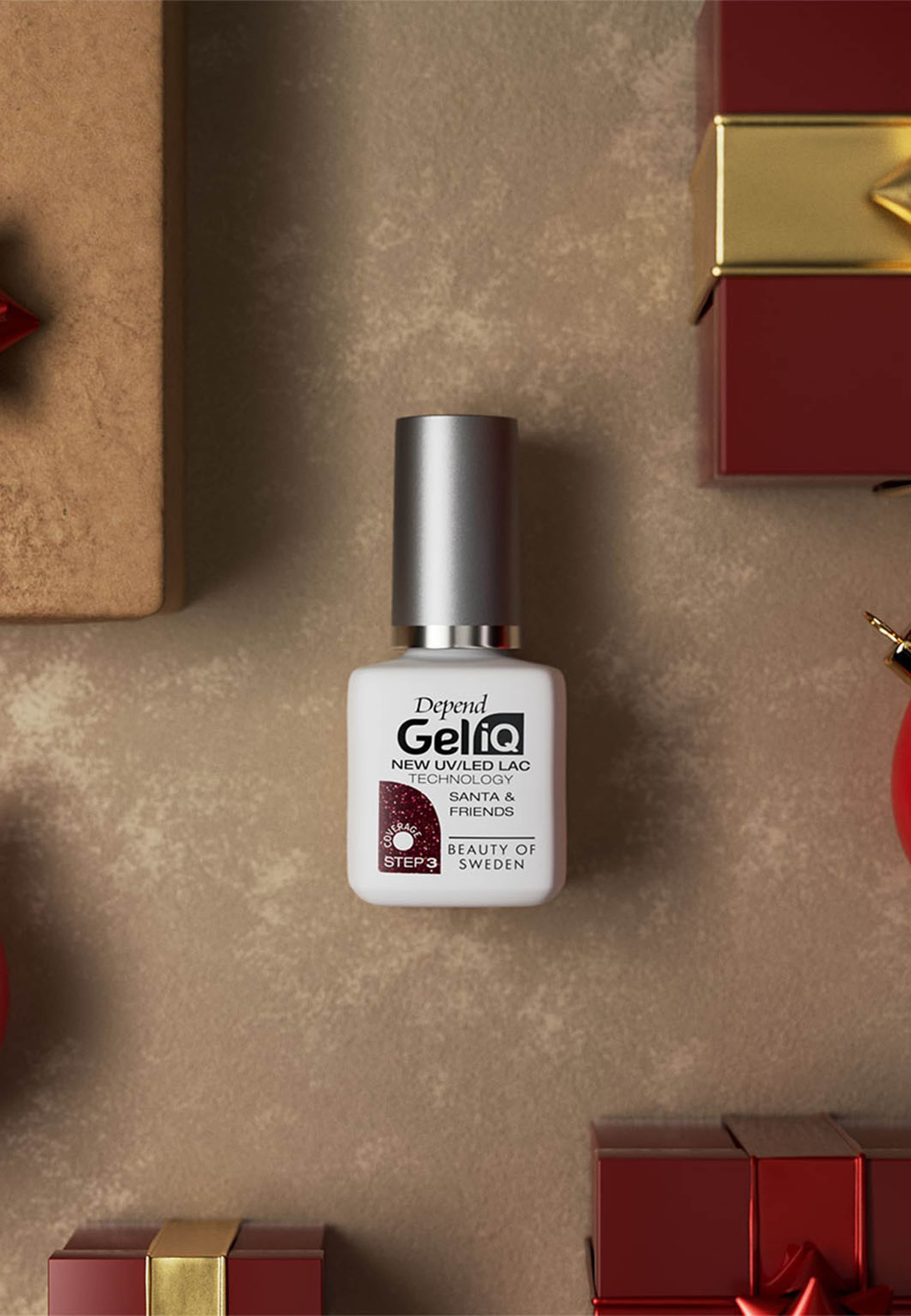 GeliQ - Winter Collection, från Depend, i färgen Santa & Friends. Klicka för att öppna bilden i stort format