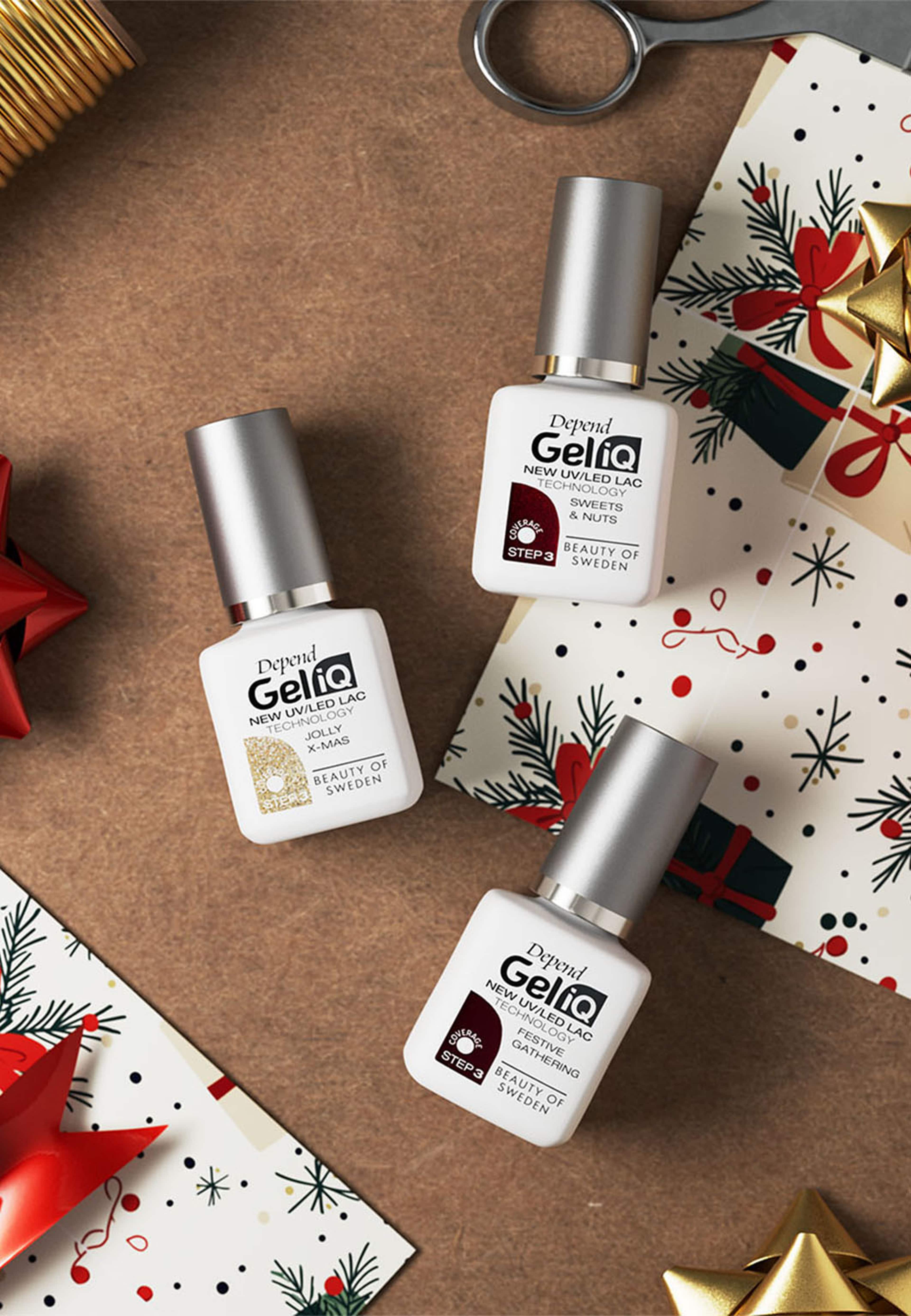 GeliQ - Winter Collection, från Depend, i färgen Jolly X-mas. Klicka för att öppna bilden i stort format