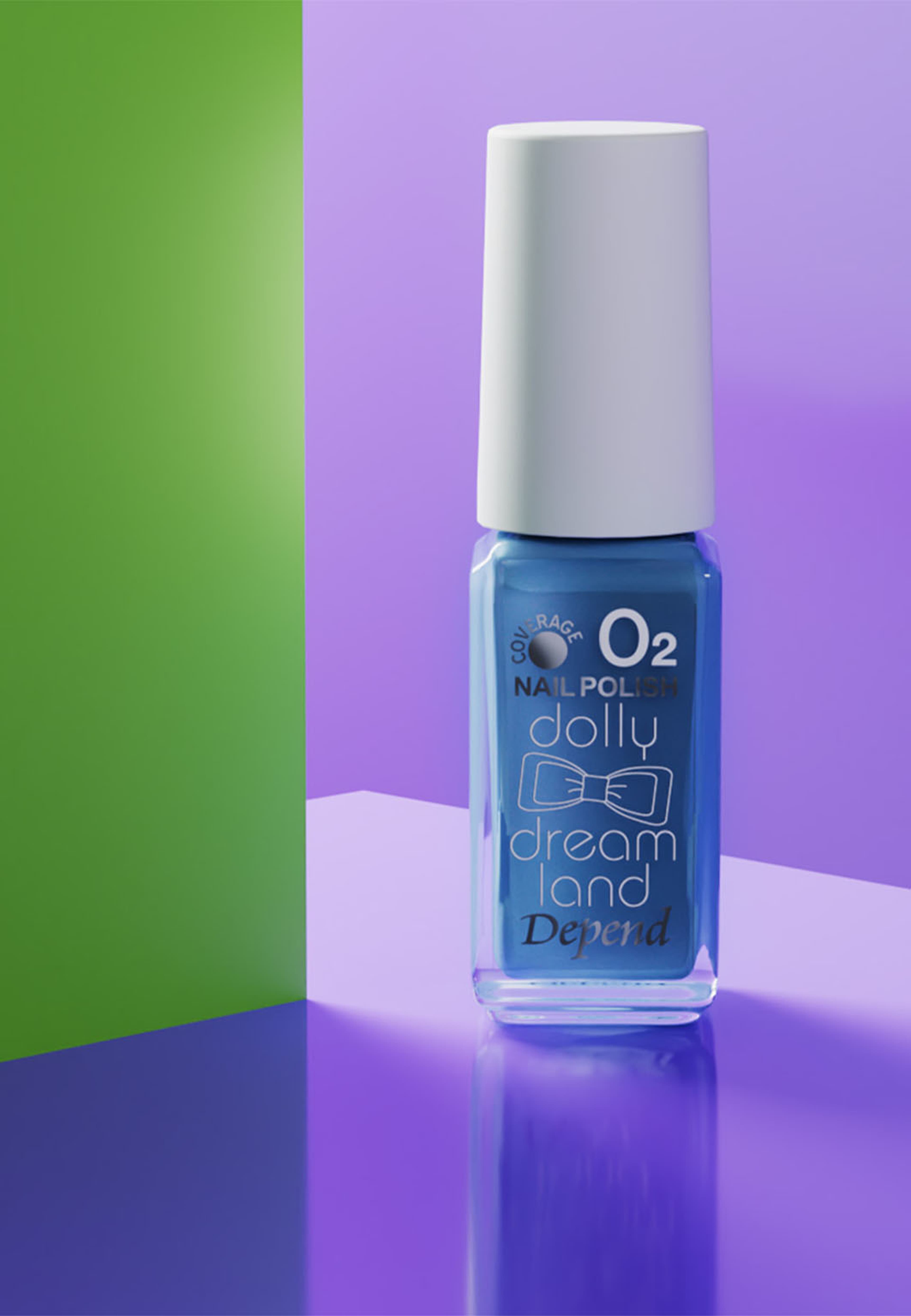 O2 Minilack - Dolly Dreamland, från Depend, i färgen Wish Upon A Bow. Klicka för att öppna bilden i stort format