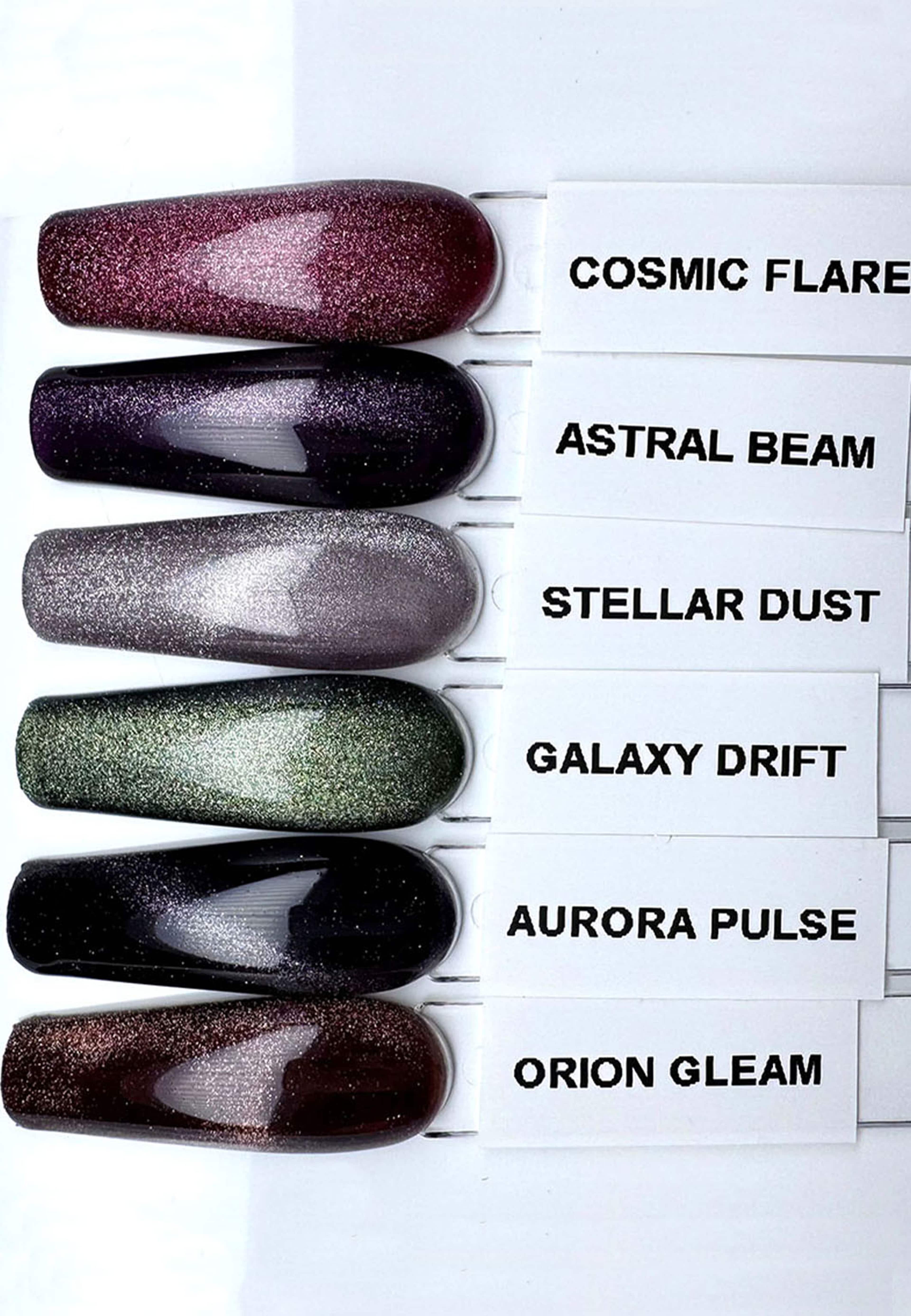 Gel iQ - Metallic Marble, från Depend, i färgen Astral Beam. Klicka för att öppna bilden i stort format