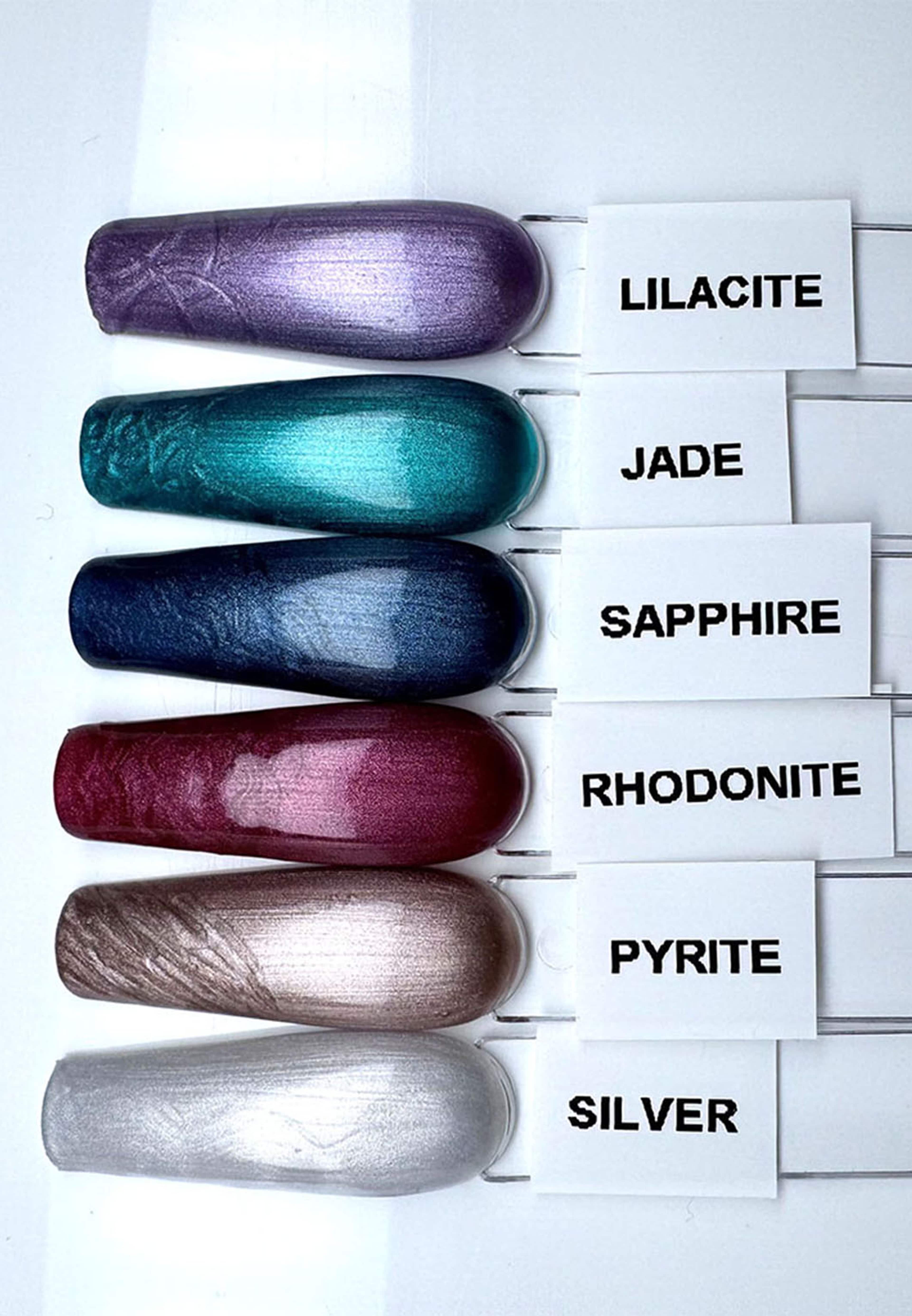 Gel iQ - Metallic Marble, från Depend, i färgen Lilacite. Klicka för att öppna bilden i stort format