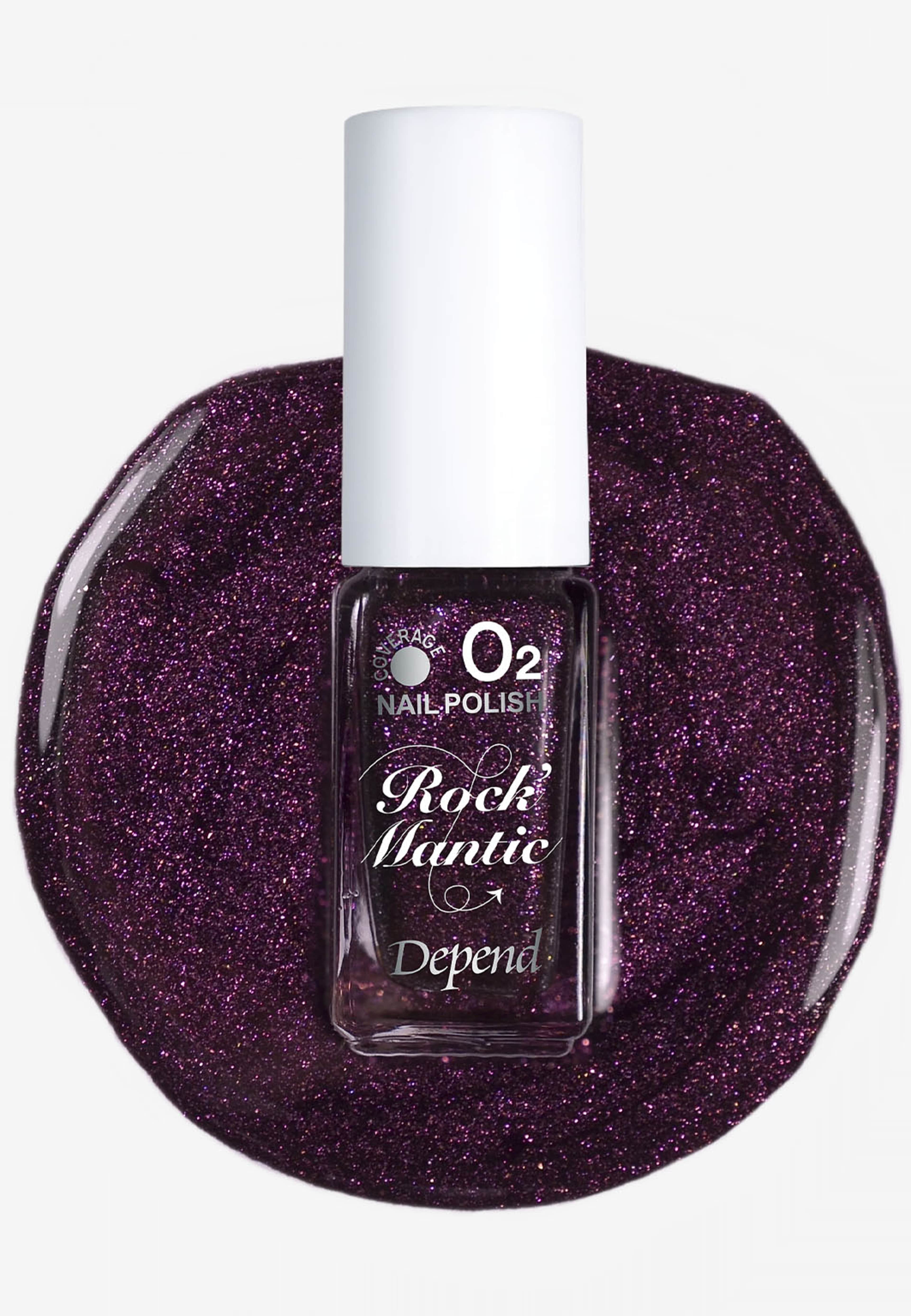 O2 Nailpolish - Rock’ Mantic, från Depend, i färgen Rock’n’rose. Klicka för att öppna bilden i stort format