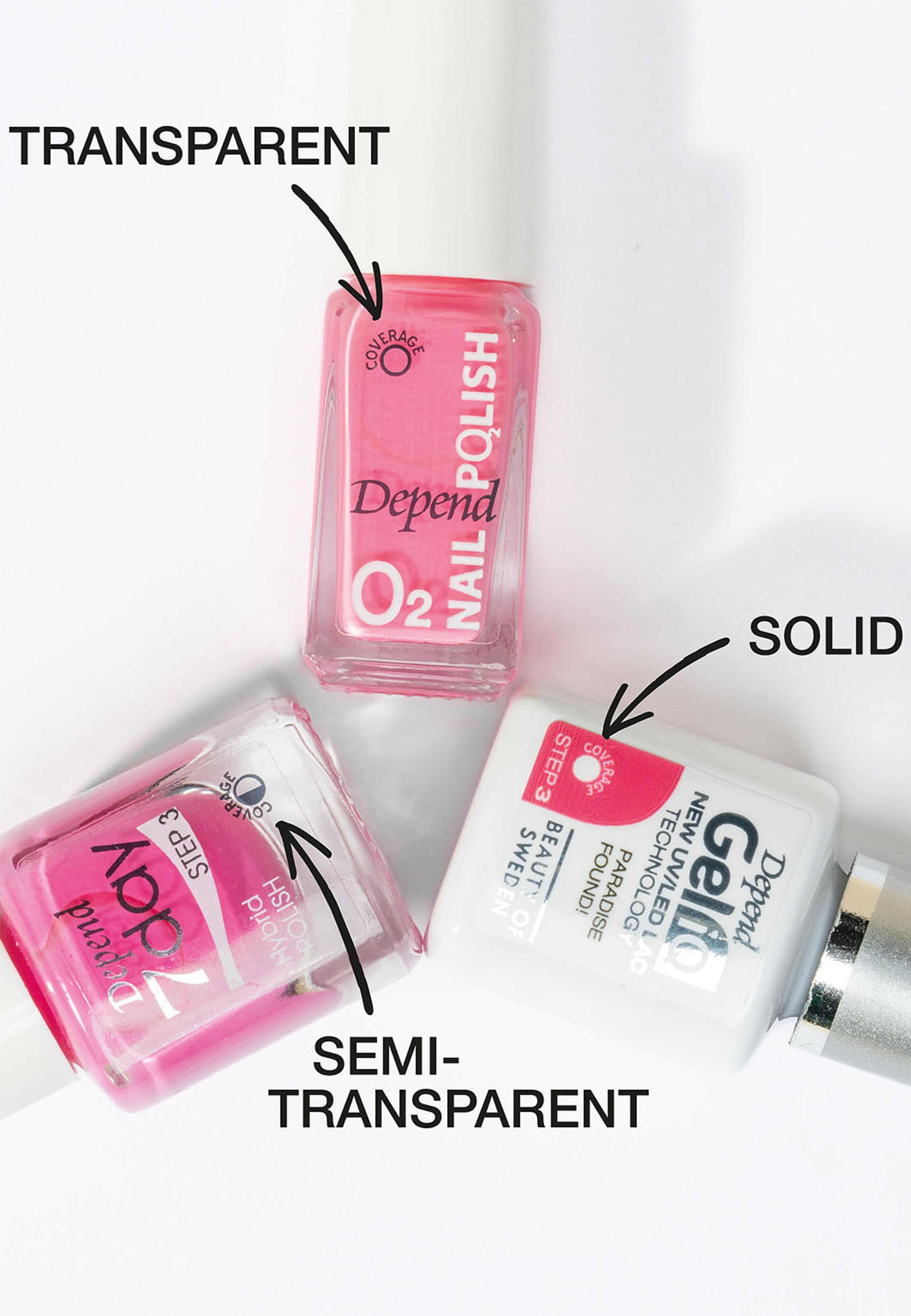 O2 Nailpolish - Rock’ Mantic, från Depend, i färgen Rock’n’rose. Klicka för att öppna bilden i stort format