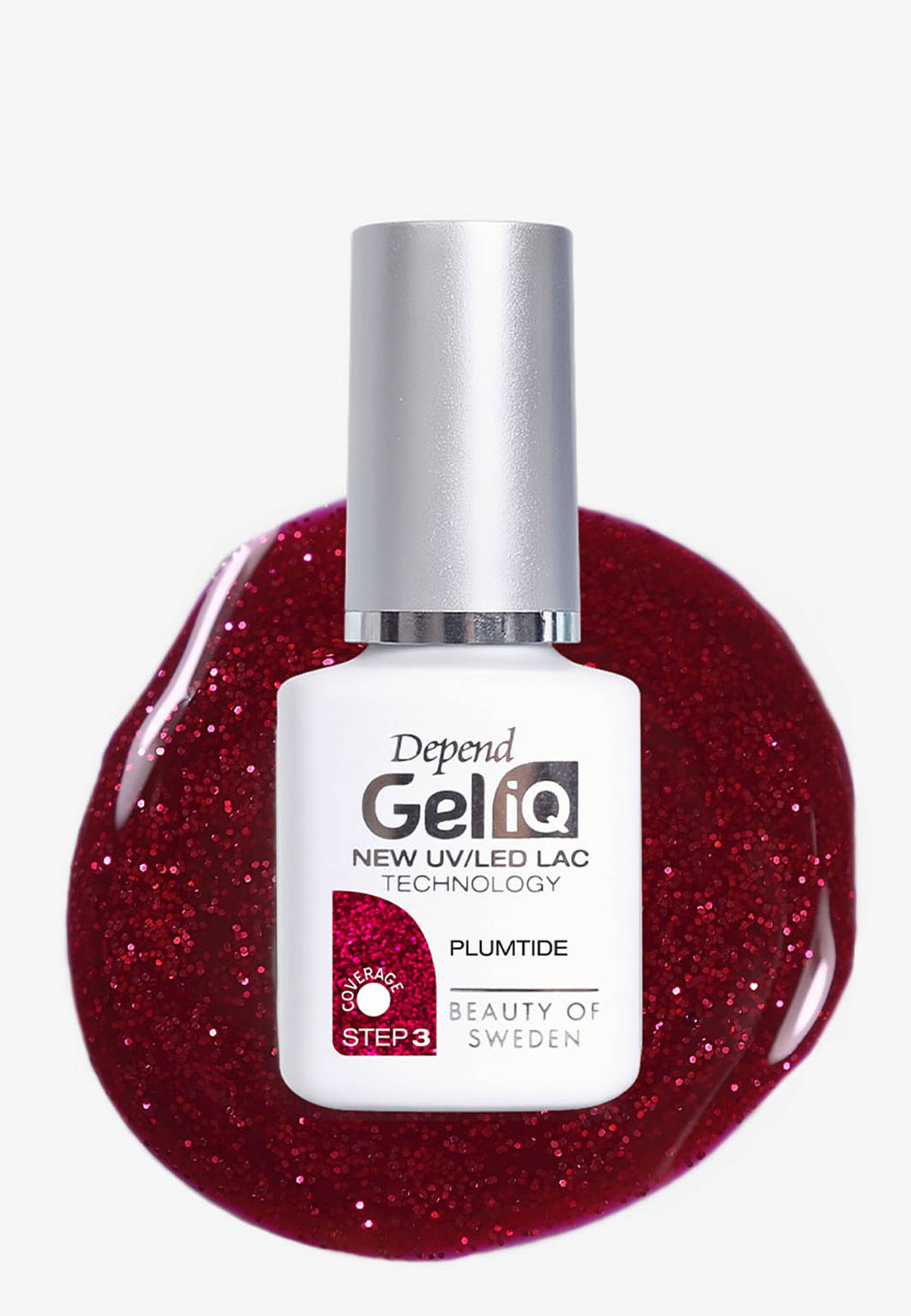 Gel iQ Winter Collection, från Depend, i färgen Plumtide. Klicka för att öppna bilden i stort format