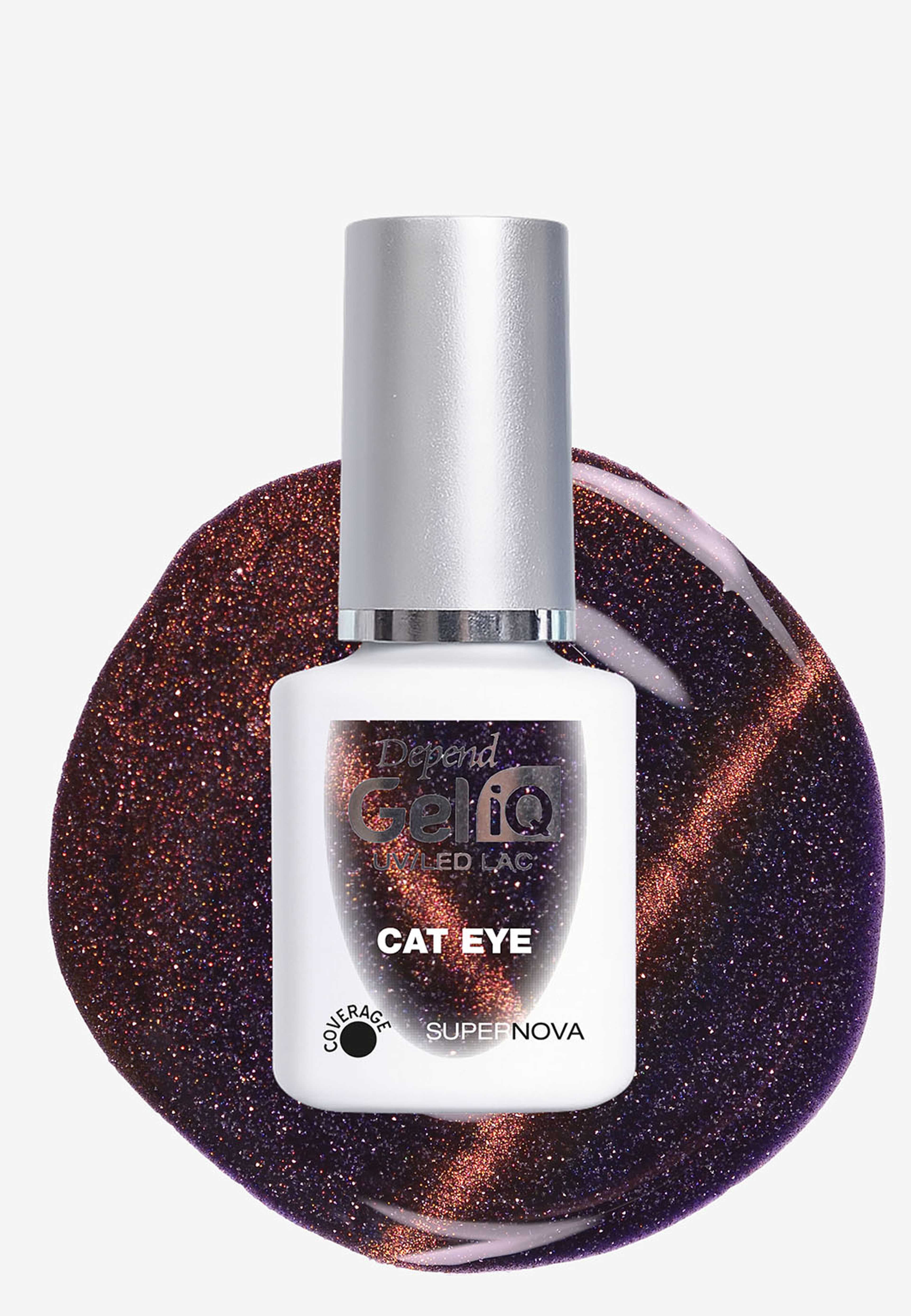 Gel iQ Effect Cat Eye, från Depend, i färgen Supernova. Klicka för att öppna bilden i stort format