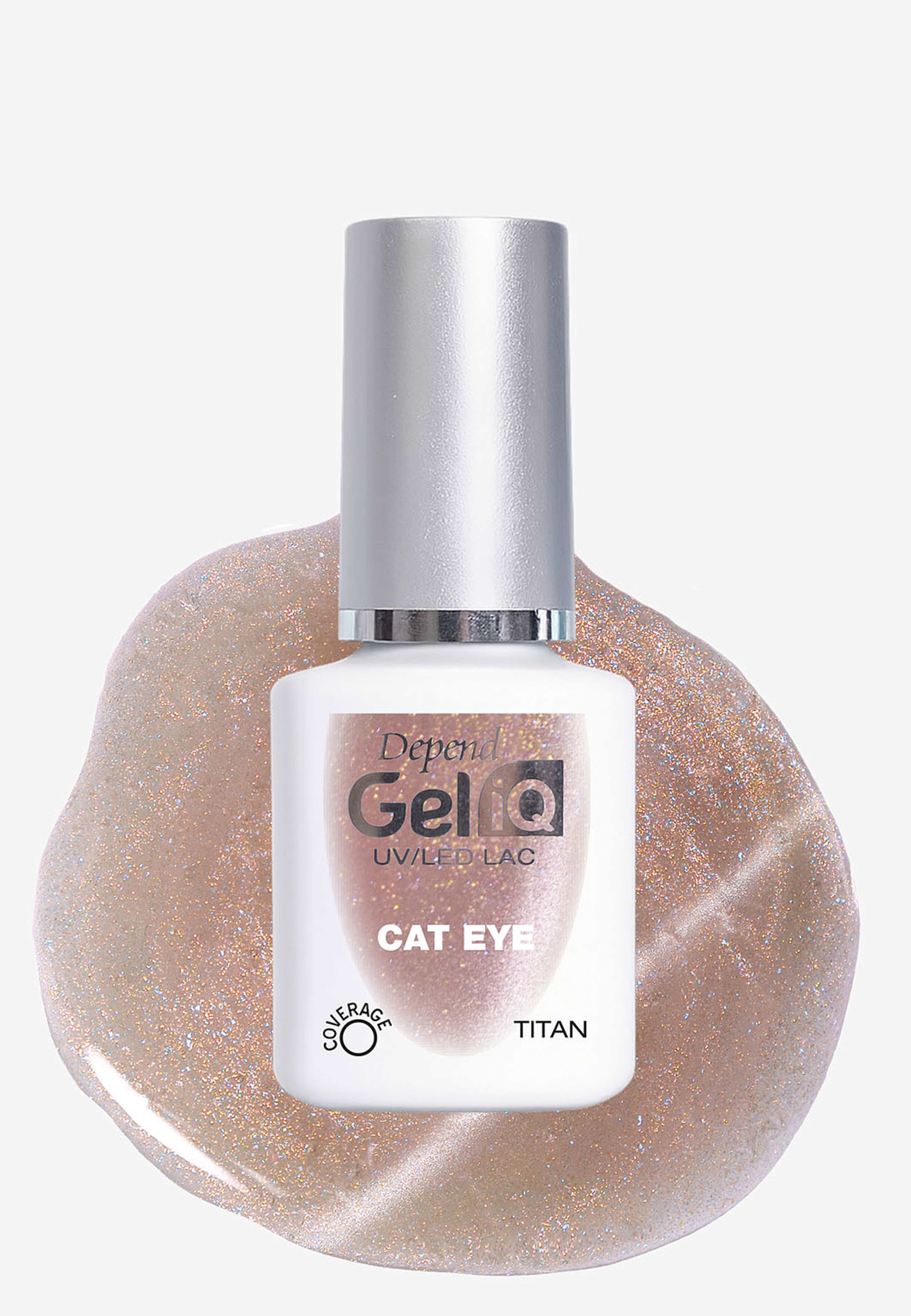 Gel iQ Effect Cat Eye, från Depend, i färgen Titan. Klicka för att öppna bilden i stort format
