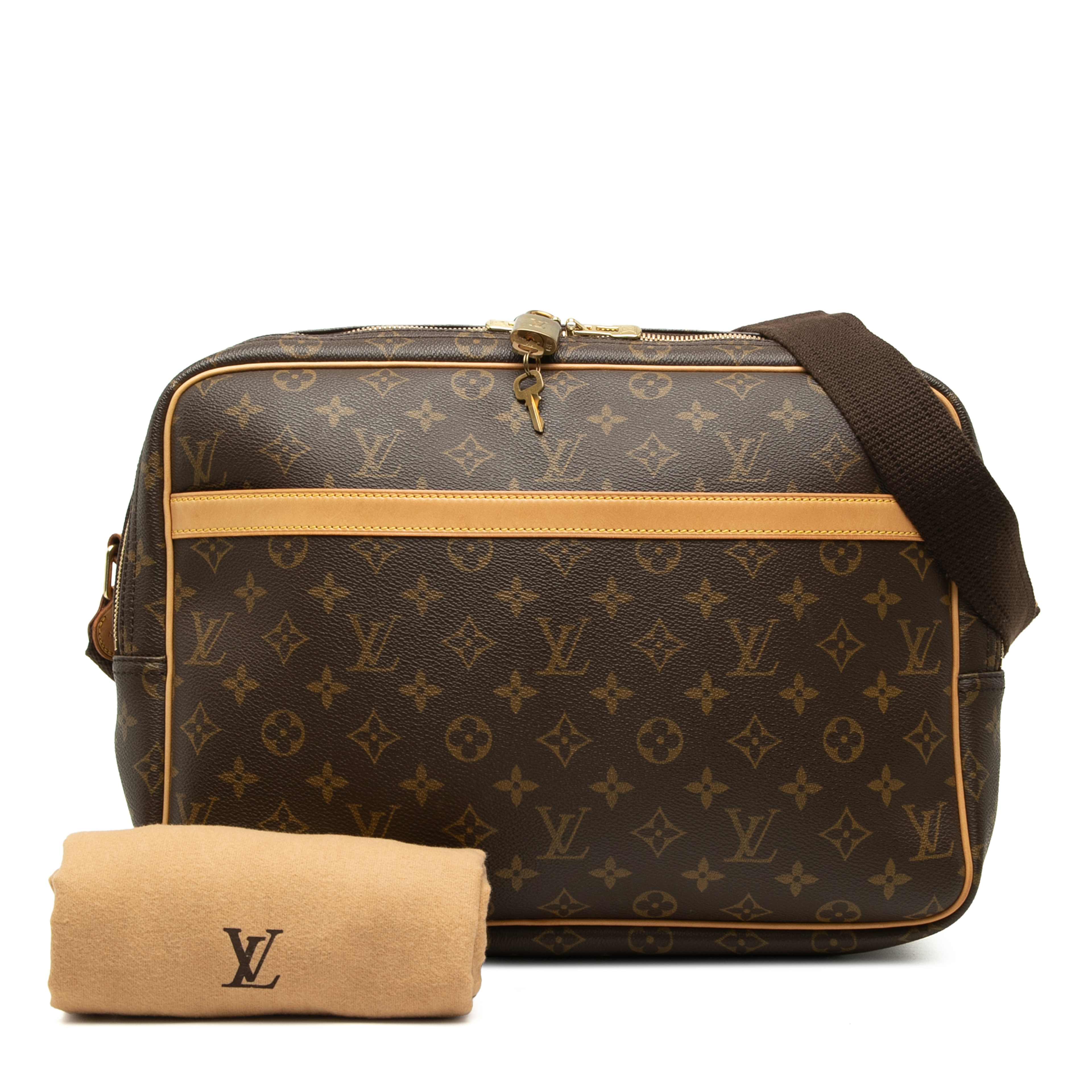 Louis Vuitton Monogram Reporter Gm, från Luxclusif, i färgen brun. Klicka för att öppna bilden i stort format
