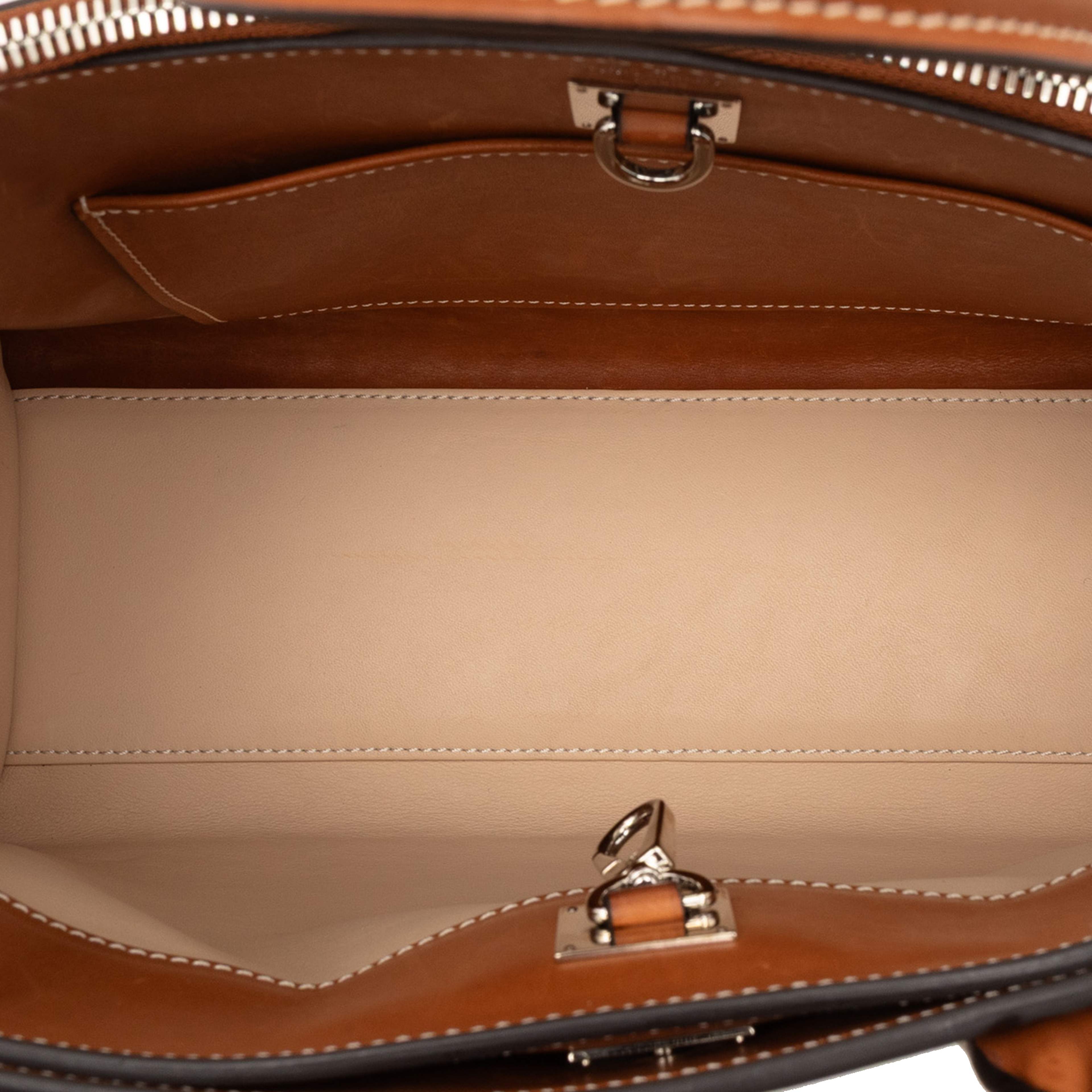 Louis Vuitton Leather City Steamer Mm, från Luxclusif, i färgen brown. Klicka för att öppna bilden i stort format