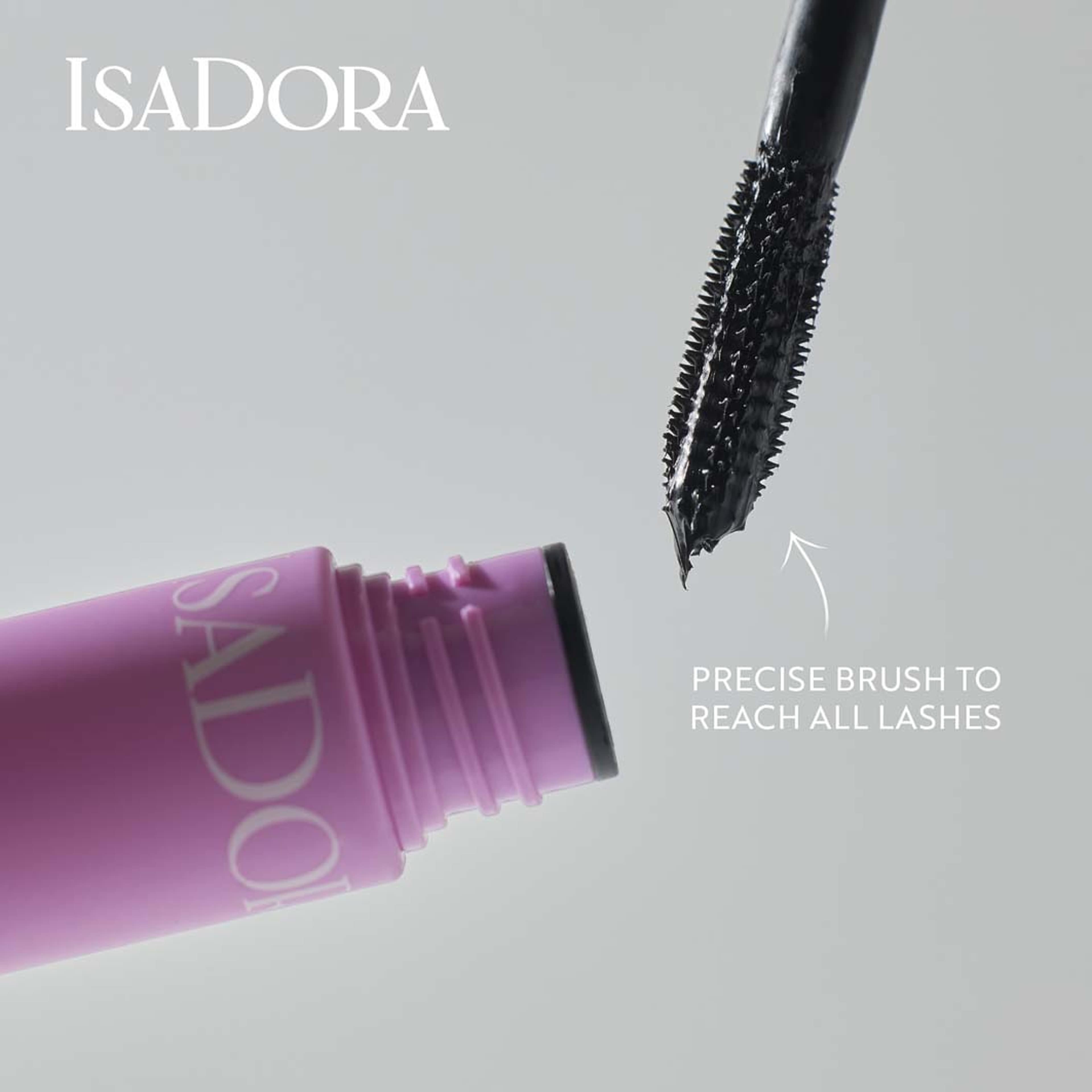 The 10 Sec High Impact Length & Lift Mascara Black, från IsaDora, i färgen Black. Klicka för att öppna bilden i stort format