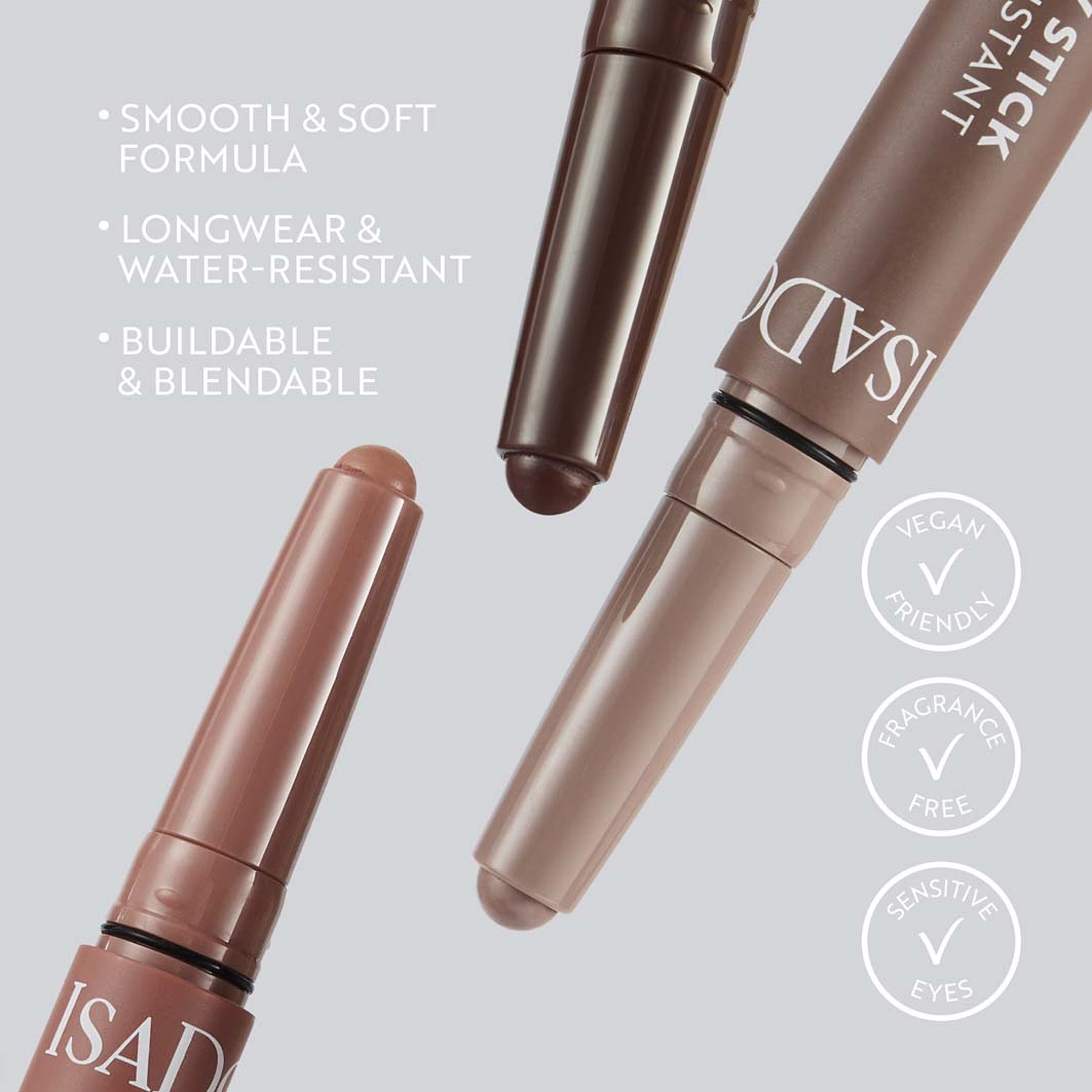 The Matte Eyeshadow Stick Longwear & Water-Resistant, från IsaDora, i färgen Cool Taupe. Klicka för att öppna bilden i stort format