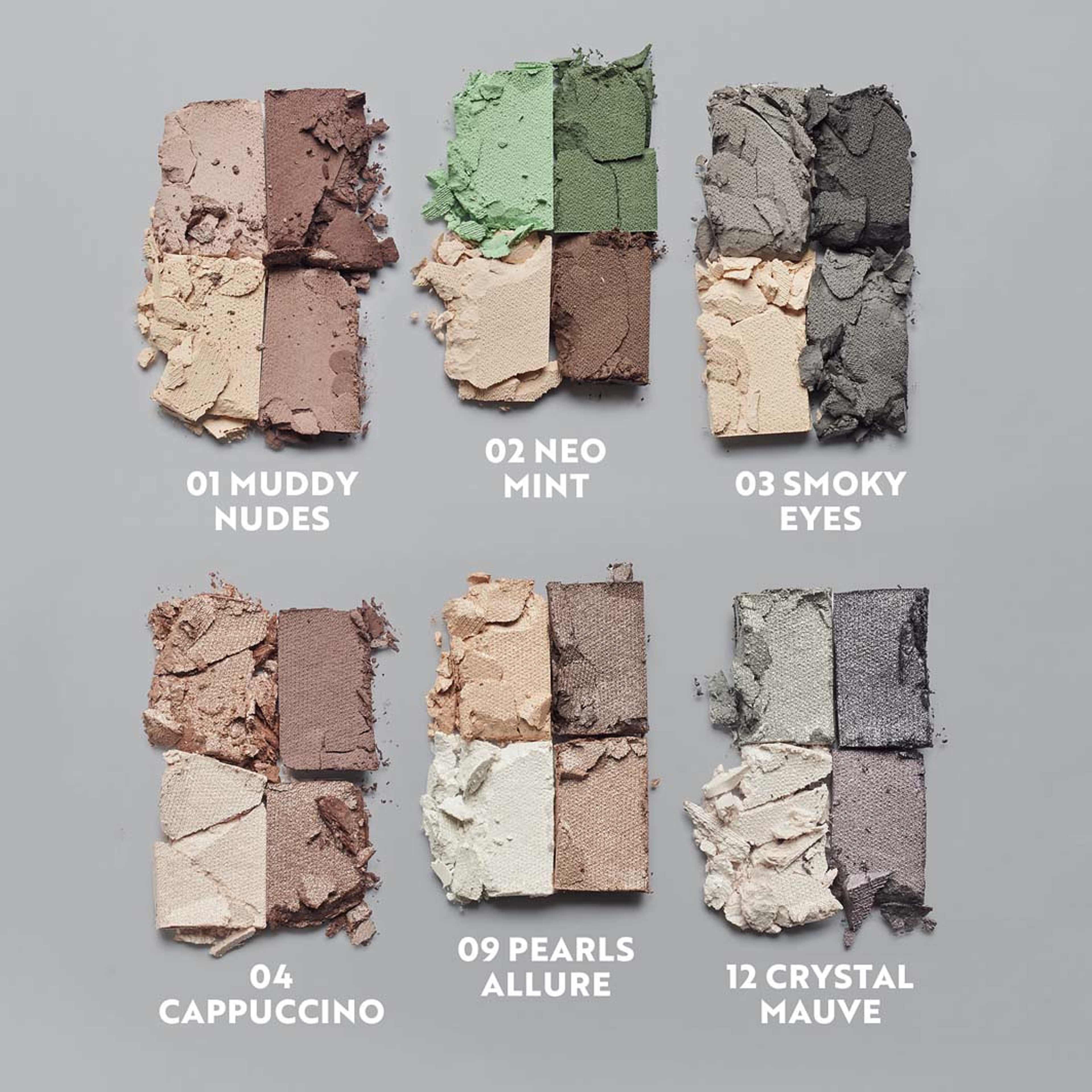 The Eyeshadow Quartet, från IsaDora, i färgen Muddy Nudes. Klicka för att öppna bilden i stort format