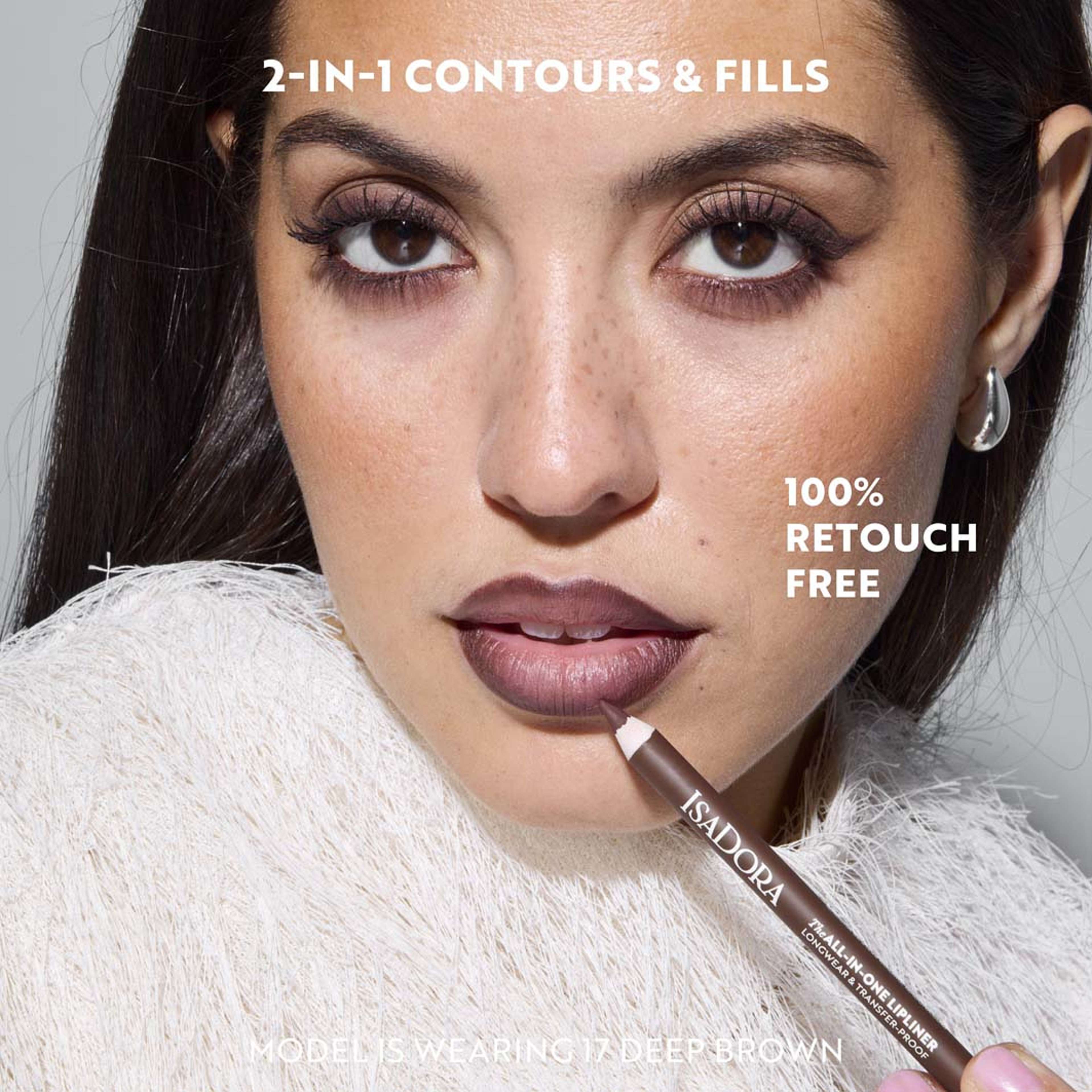 All-in-One Lipliner, från IsaDora, i färgen Deep Brown. Klicka för att öppna bilden i stort format