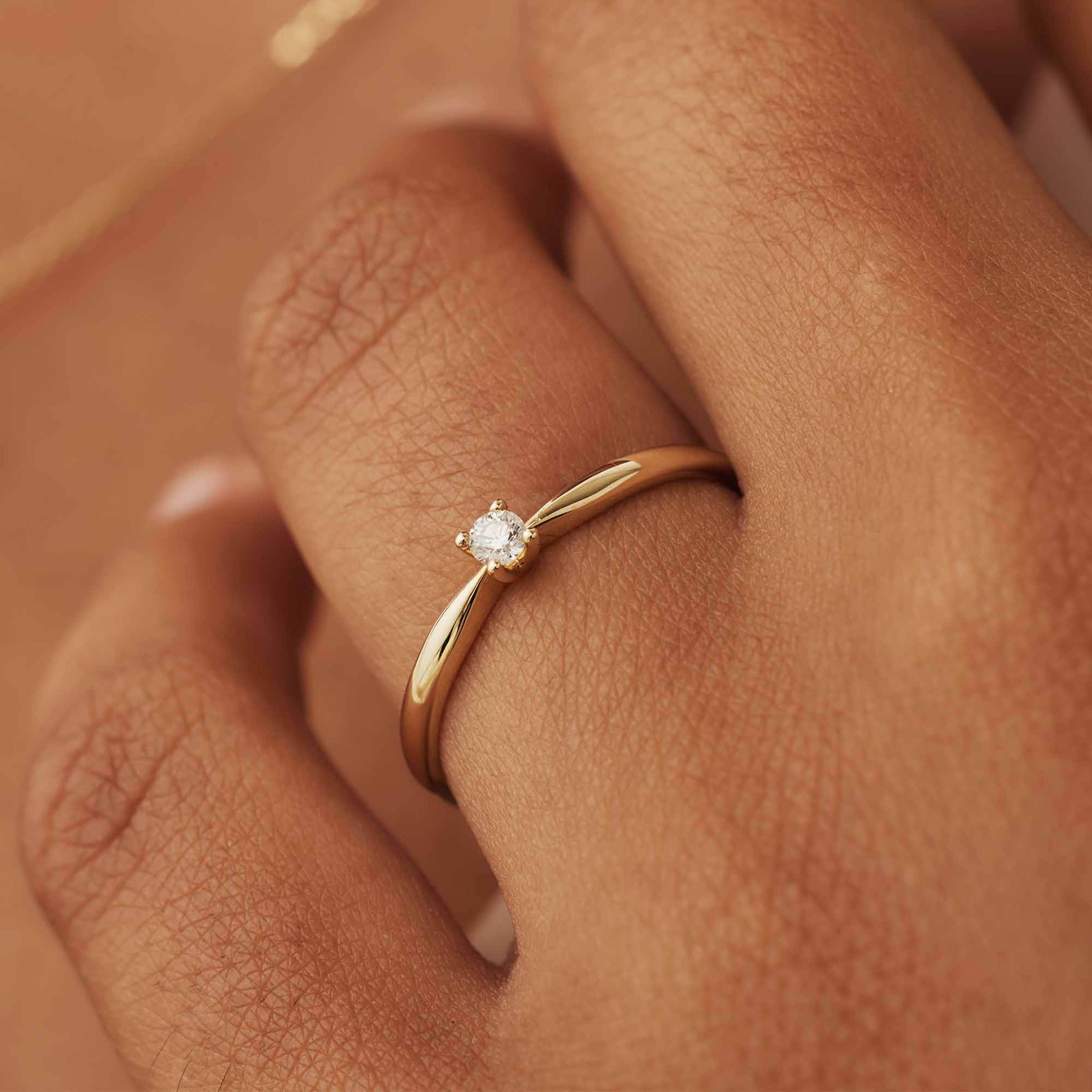 De La Paix 14 Karat Guld Ring