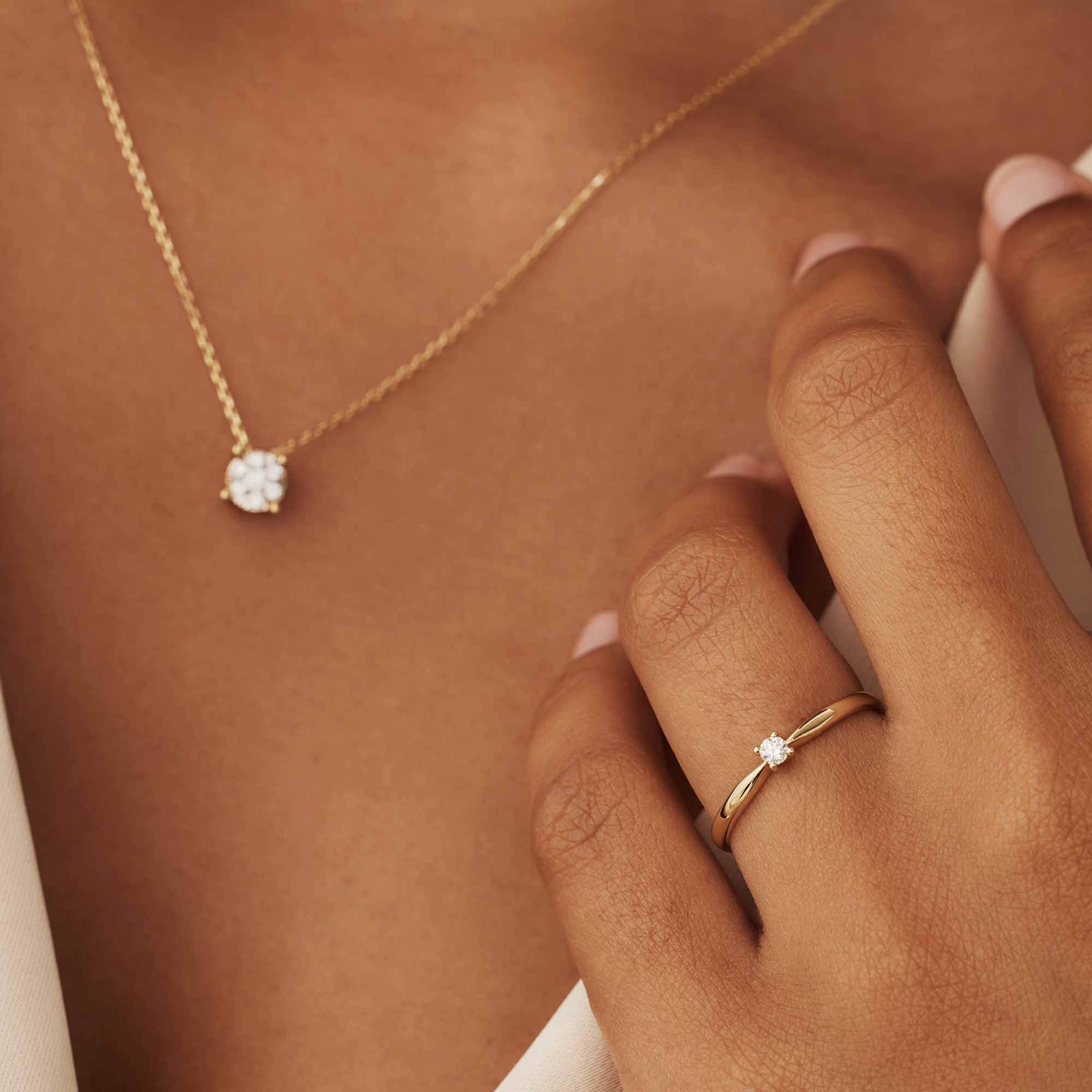 De La Paix 14 Karat Guld Ring