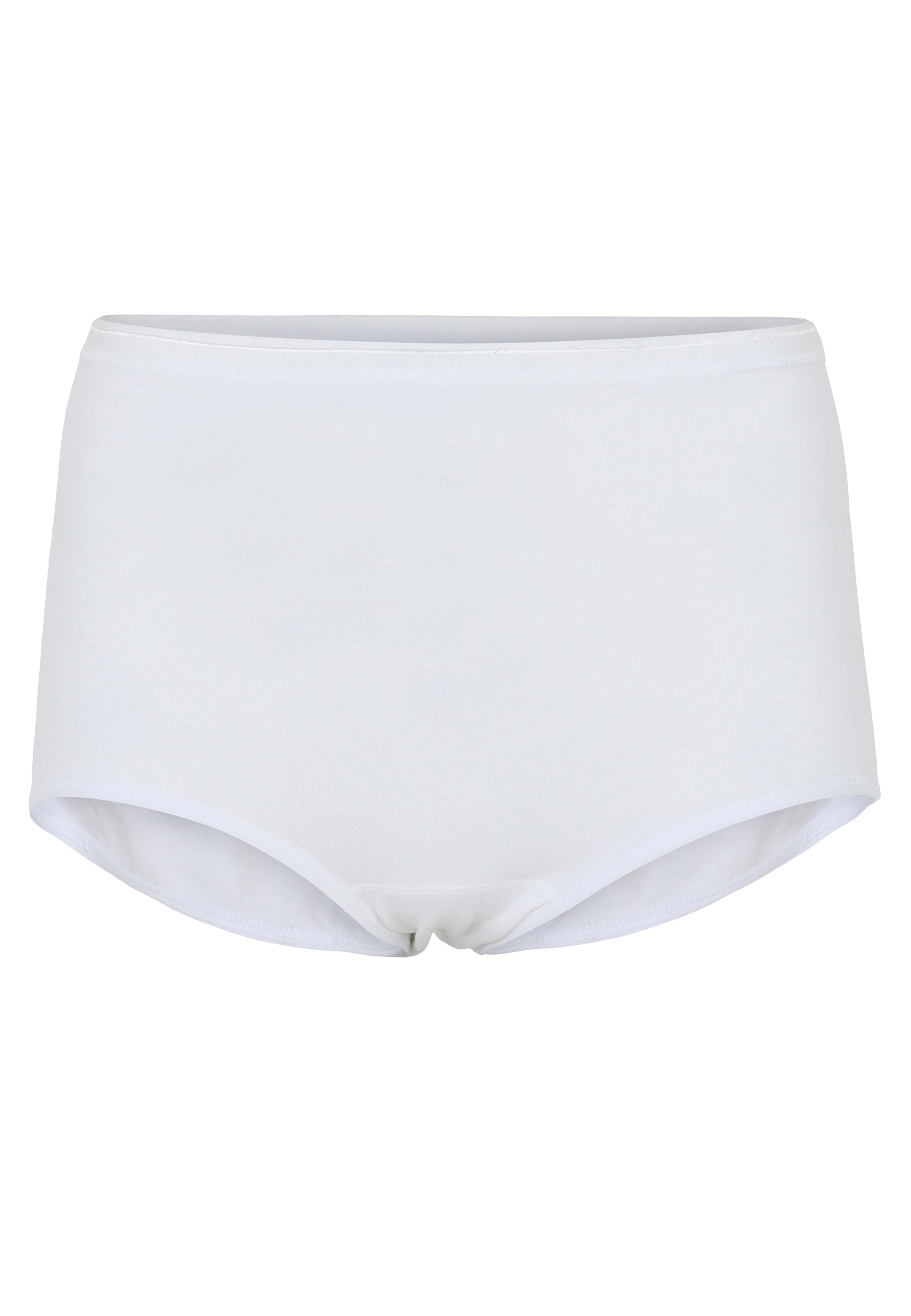 Ekologisk Bomull, Maxi Brief Trosar, 10-pack, Vit