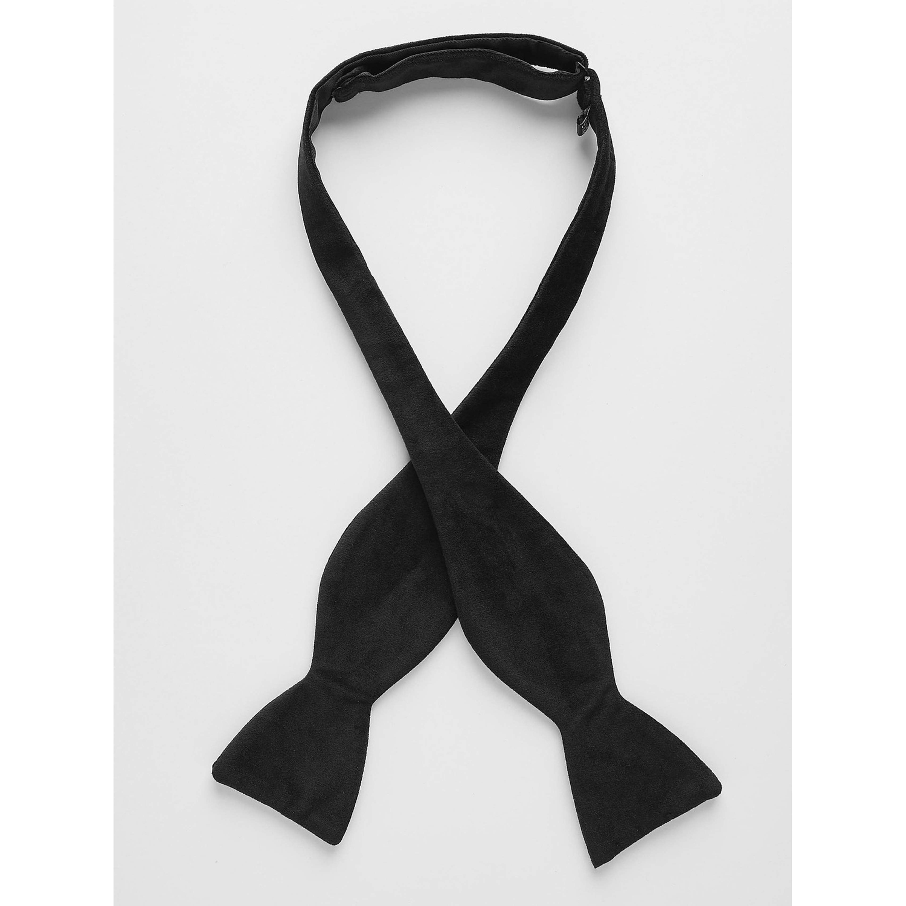 Self Tied Velvet Bow Tie