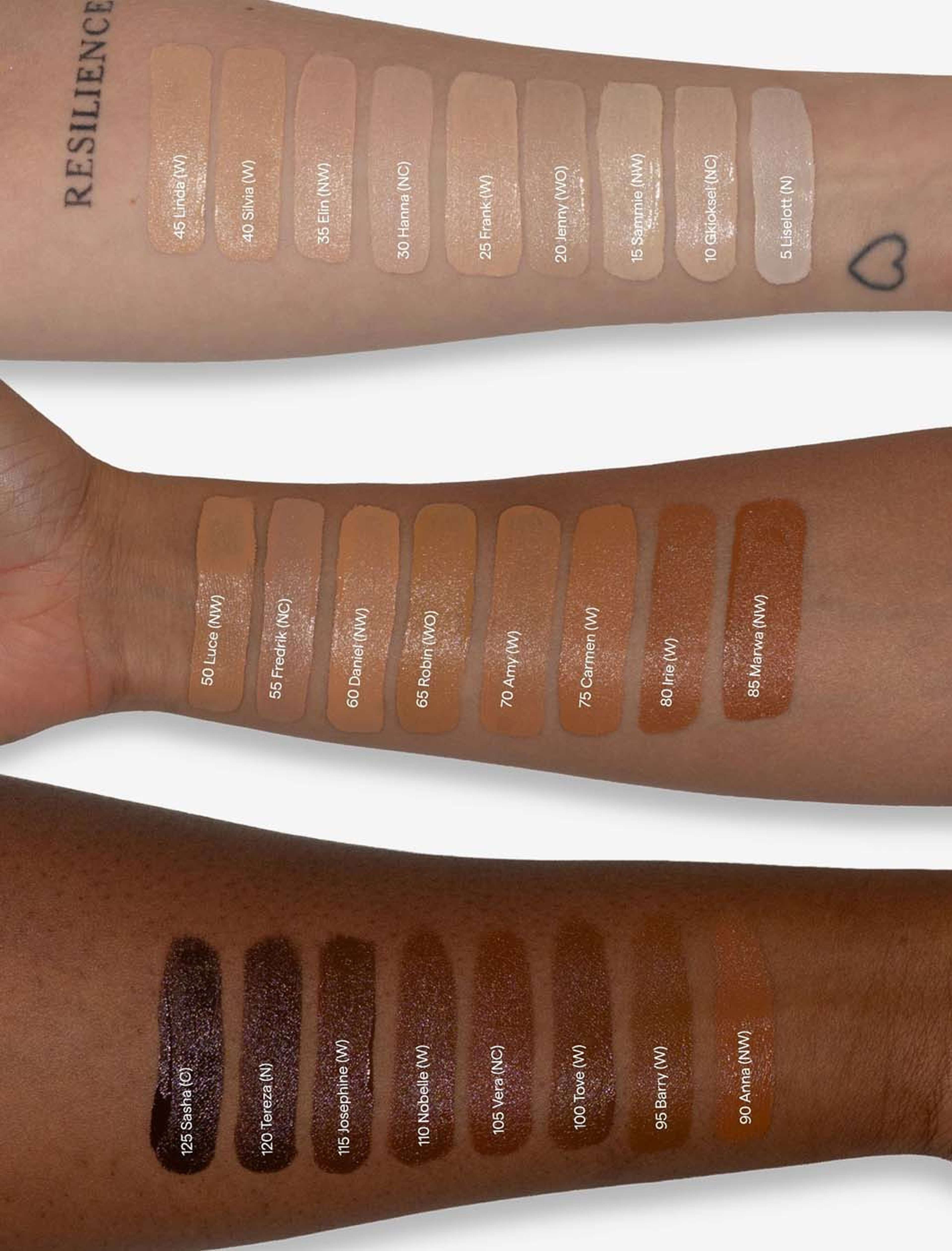 Ctrl+ SKIN Hydrating Serum Foundation, från LH Cosmetics, i färgen Elin (nw). Klicka för att öppna bilden i stort format
