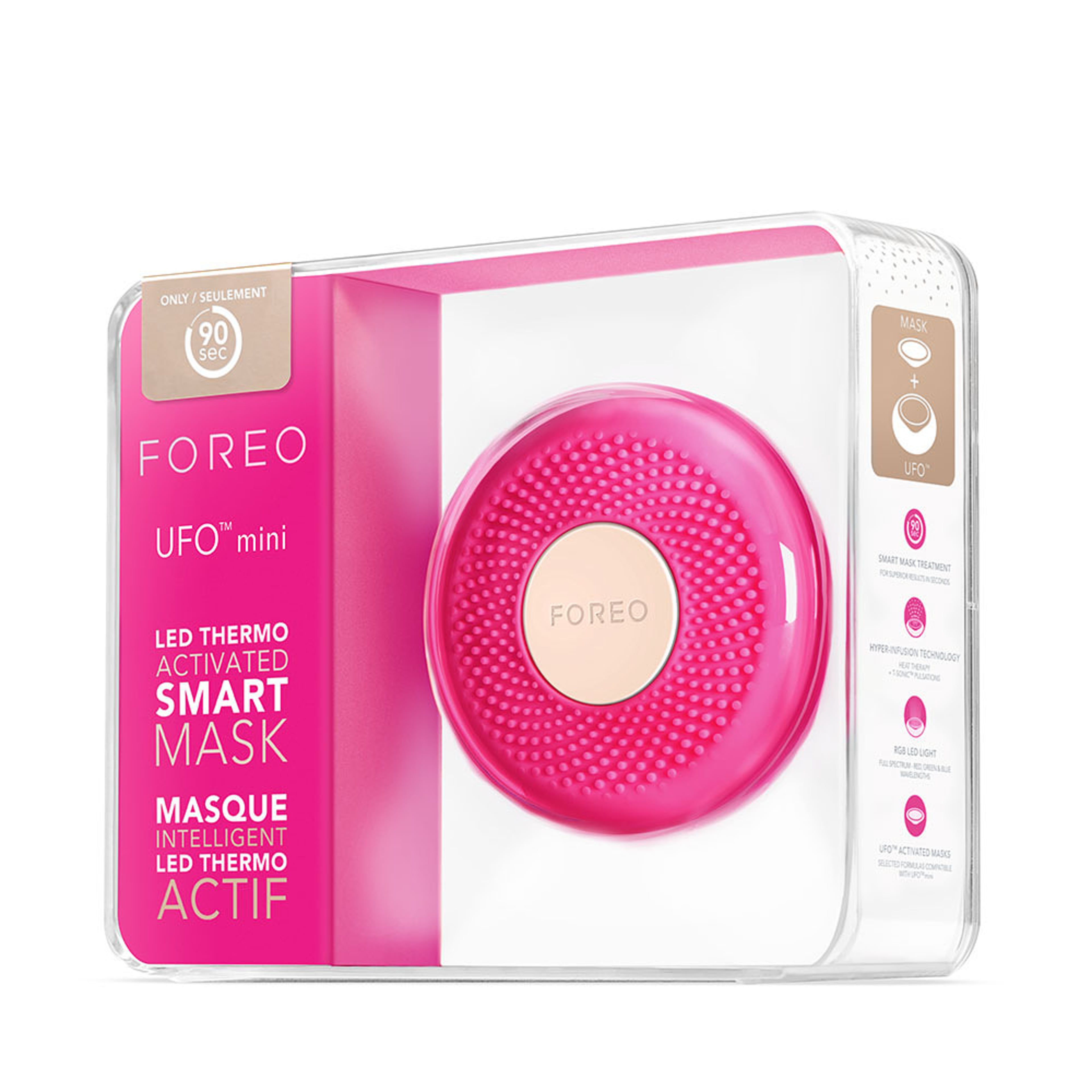 UFO Mini Fuchsia, från FOREO, i färgen Mint. Klicka för att öppna bilden i stort format