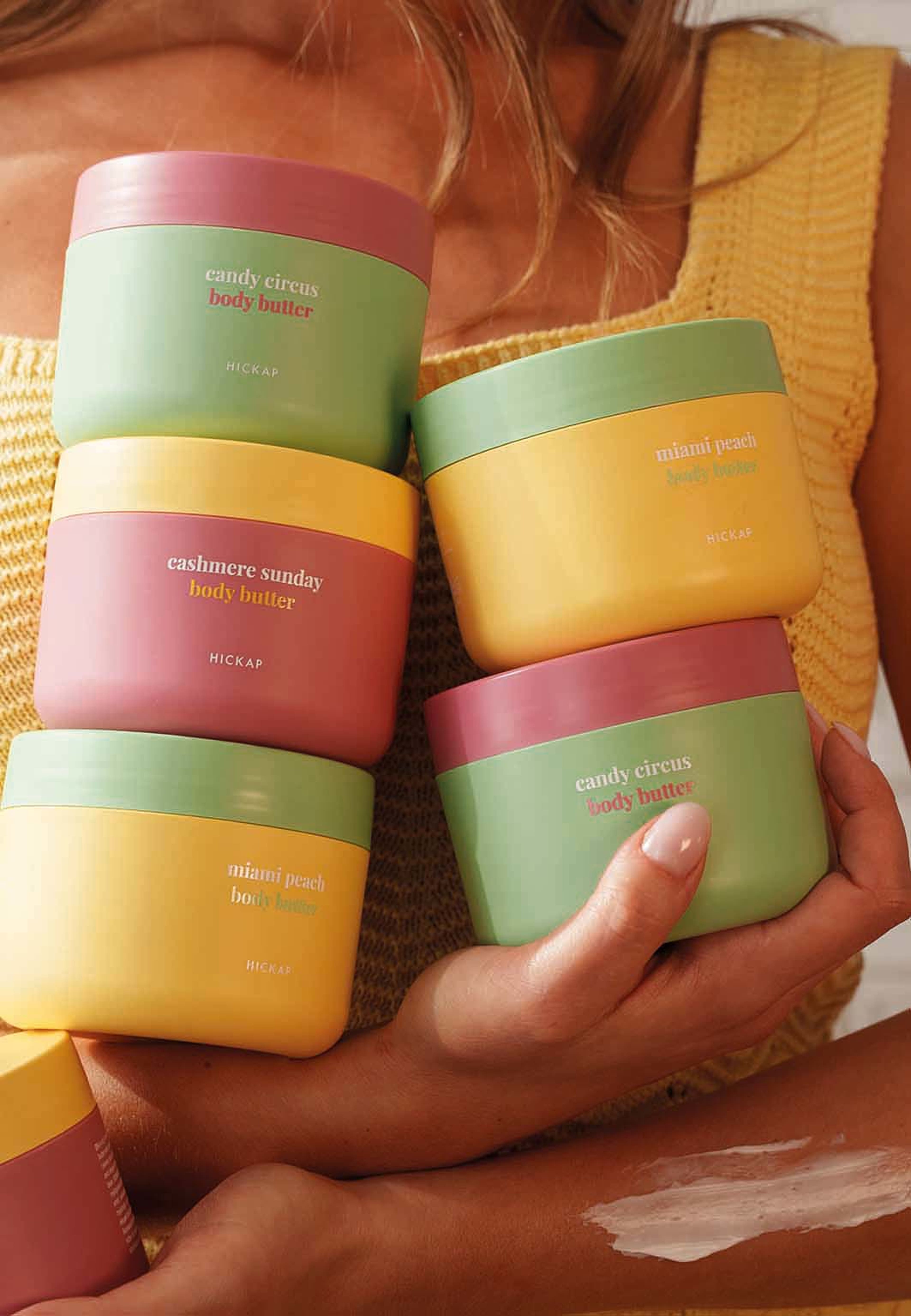 Cashmere Sunday Body Butter, från Hickap. Klicka för att öppna bilden i stort format