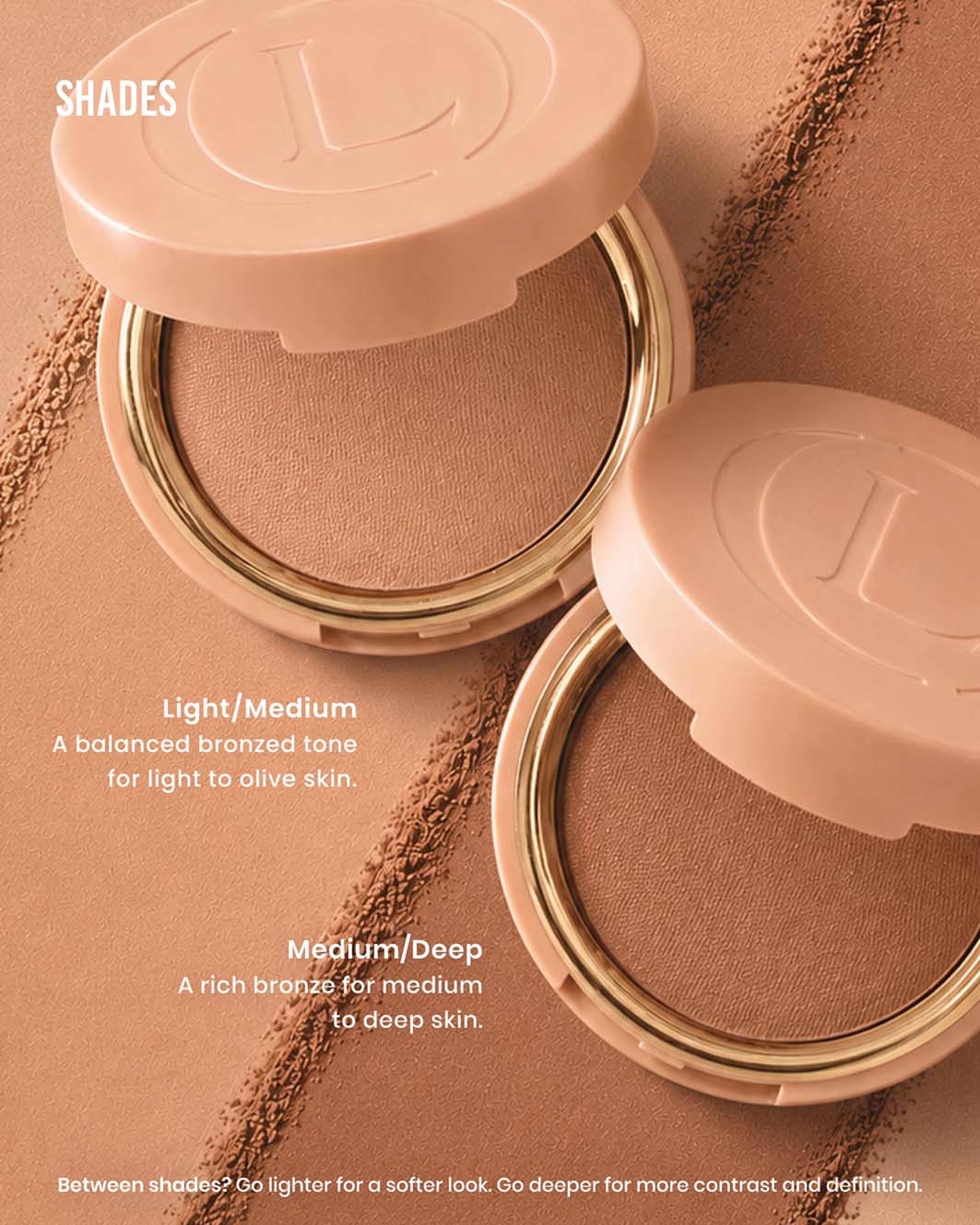 Silky Blurring Powder Bronzer, från Lenoites, i färgen Light To Medium. Klicka för att öppna bilden i stort format