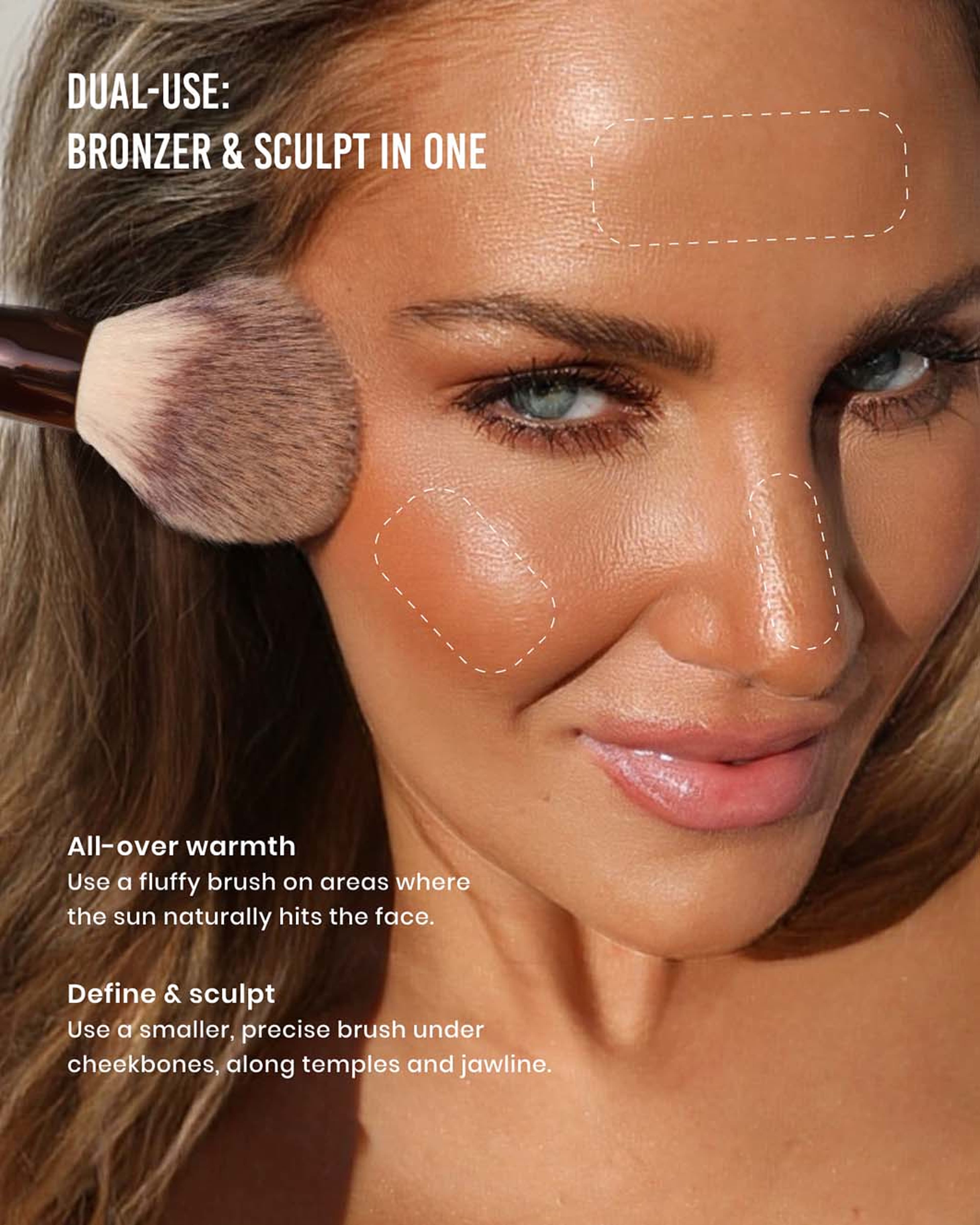 Silky Blurring Powder Bronzer, från Lenoites, i färgen Light To Medium. Klicka för att öppna bilden i stort format